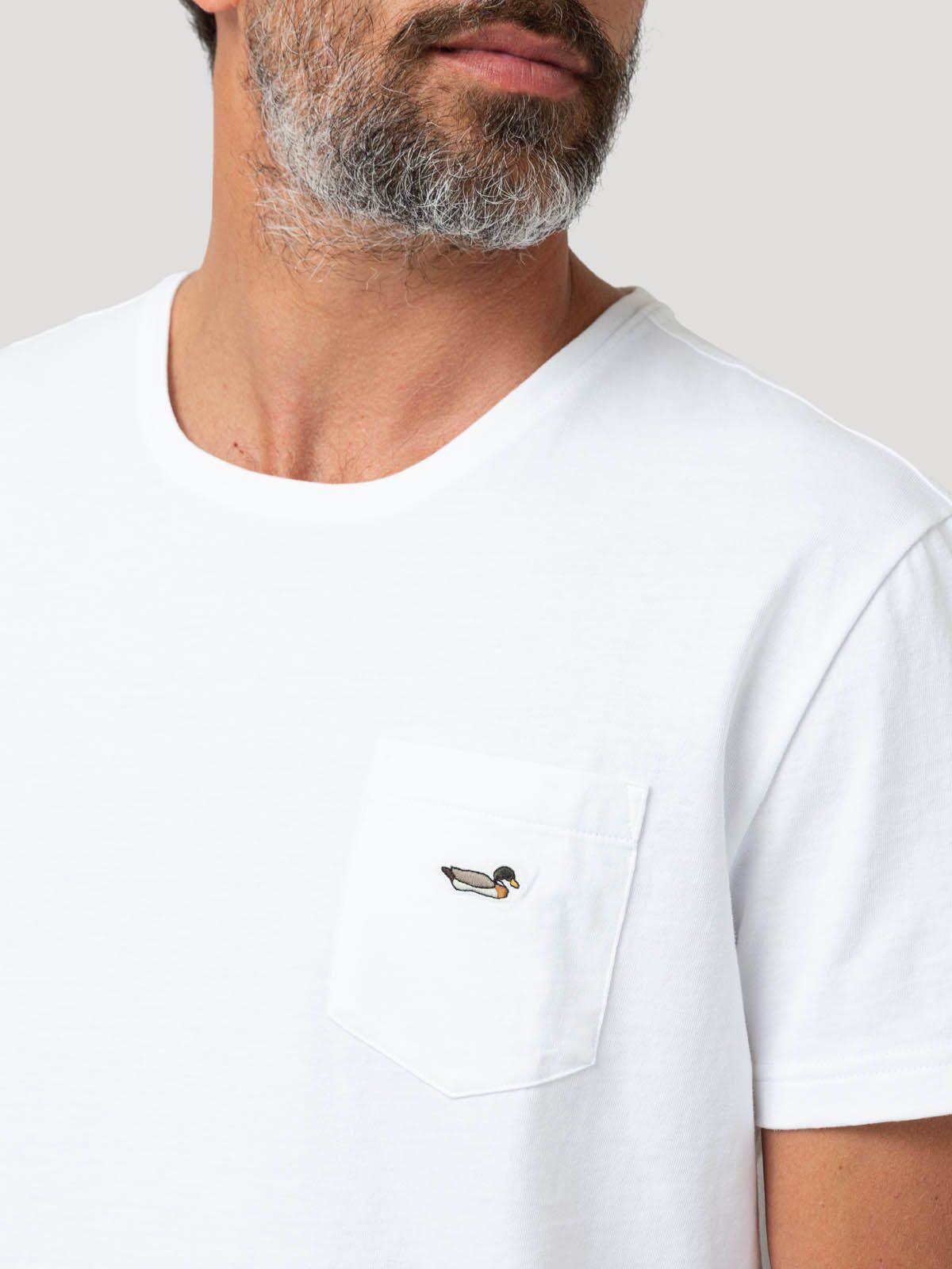 Polera Algodón Orgánico Hombre Drake Blanco-6
