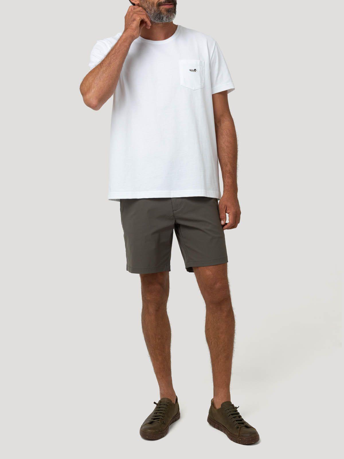 Polera Algodón Orgánico Hombre Drake Blanco-7
