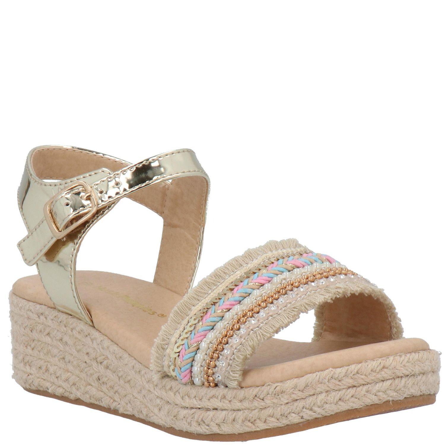Sandalia Aloha Casual Dorado-0