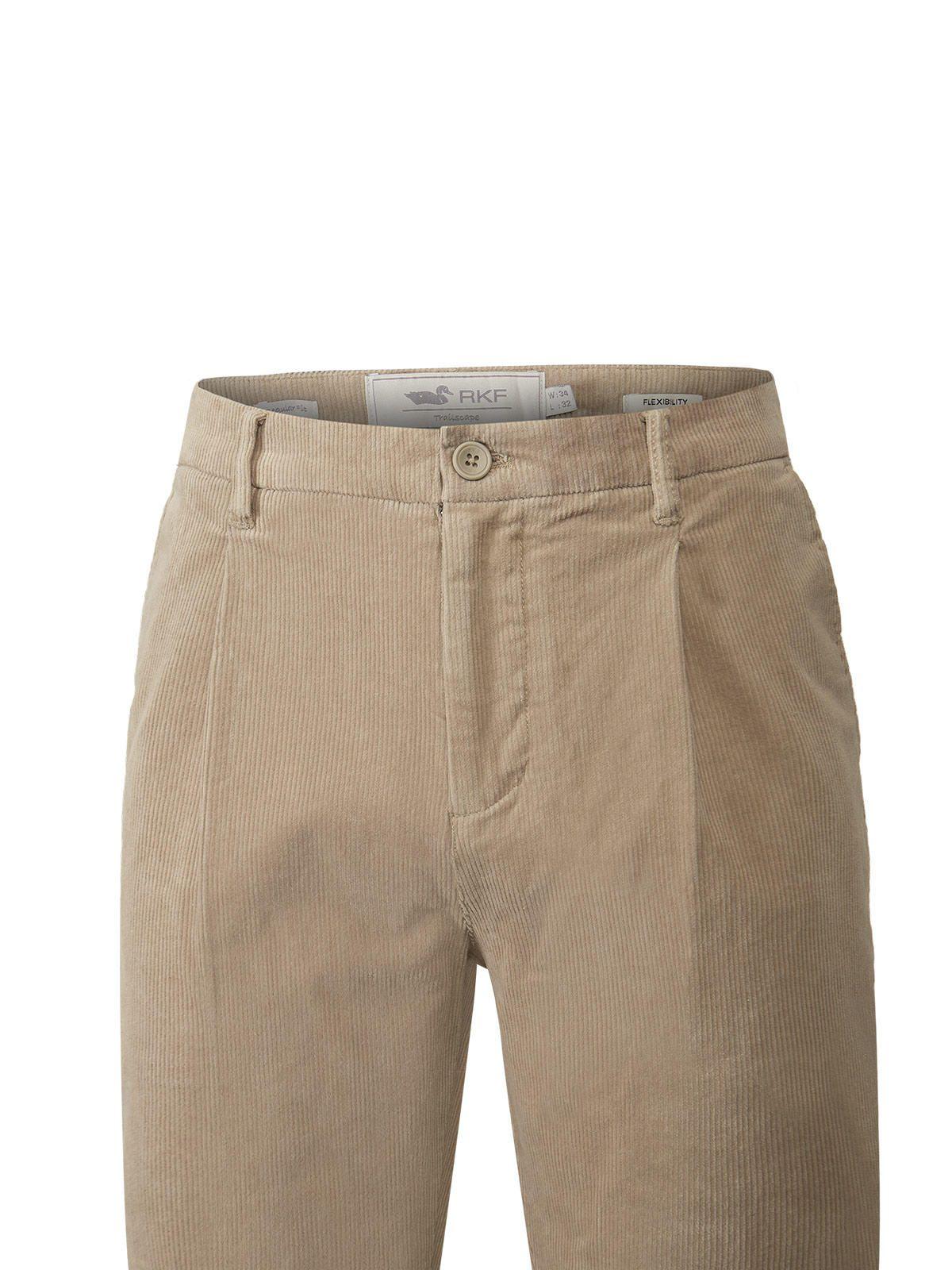 Pantalón Algodón Ribh Café Hombre Rockford-3