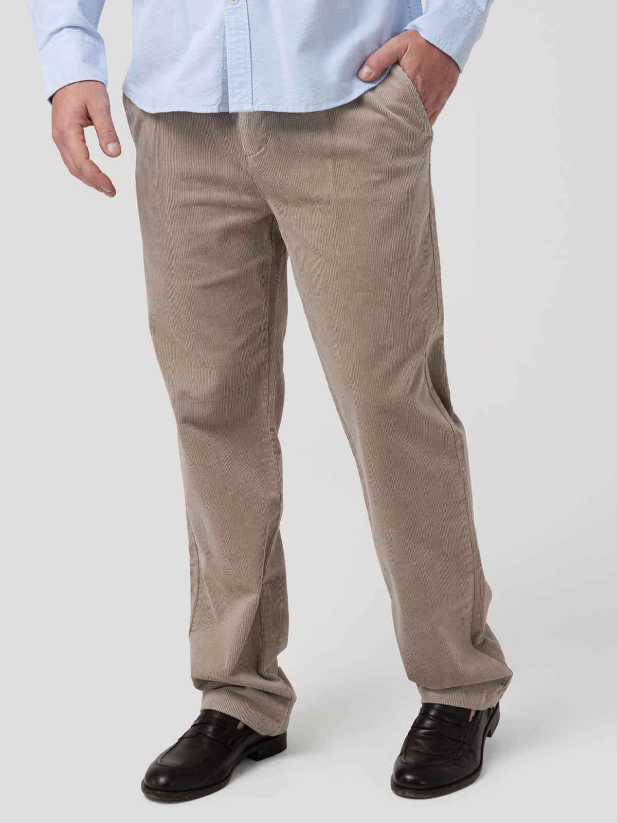 Pantalón Algodón Ribh Café Hombre Rockford-4