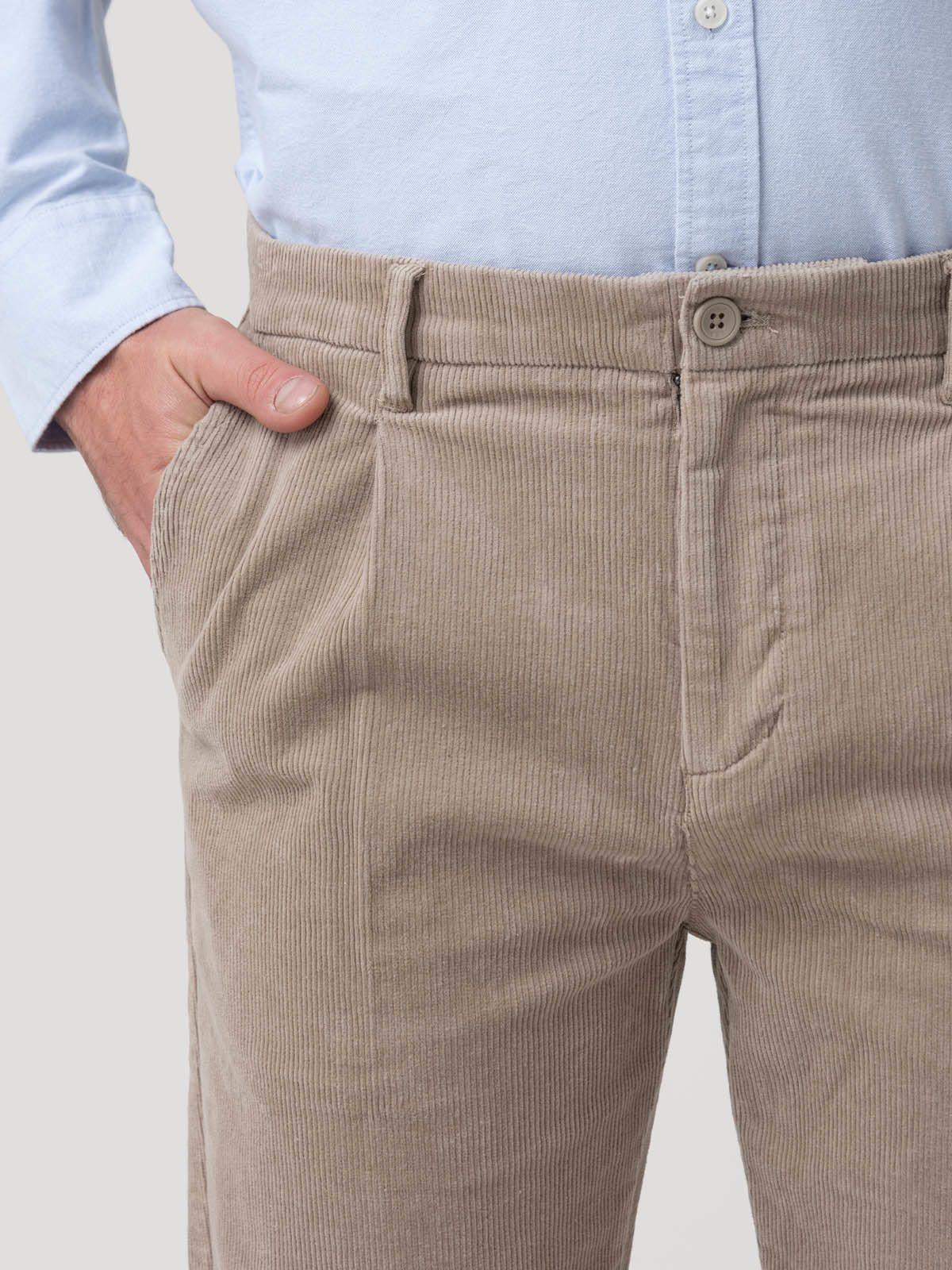 Pantalón Algodón Ribh Café Hombre Rockford-6