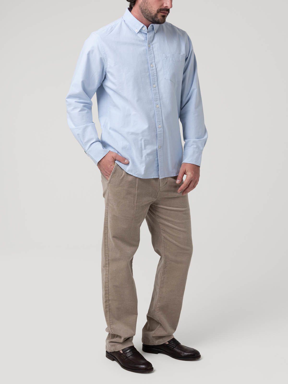 Pantalón Algodón Ribh Café Hombre Rockford-8