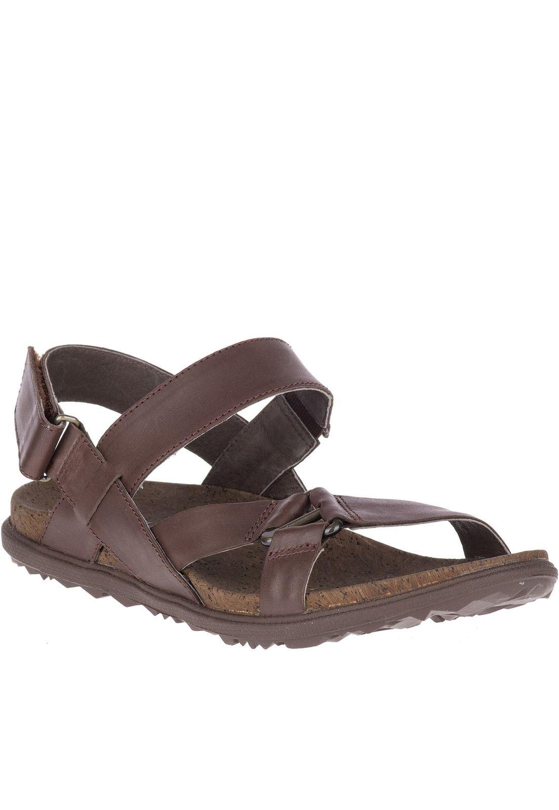 Sandalia Mujer Around Town Chey Backstrap Café-0