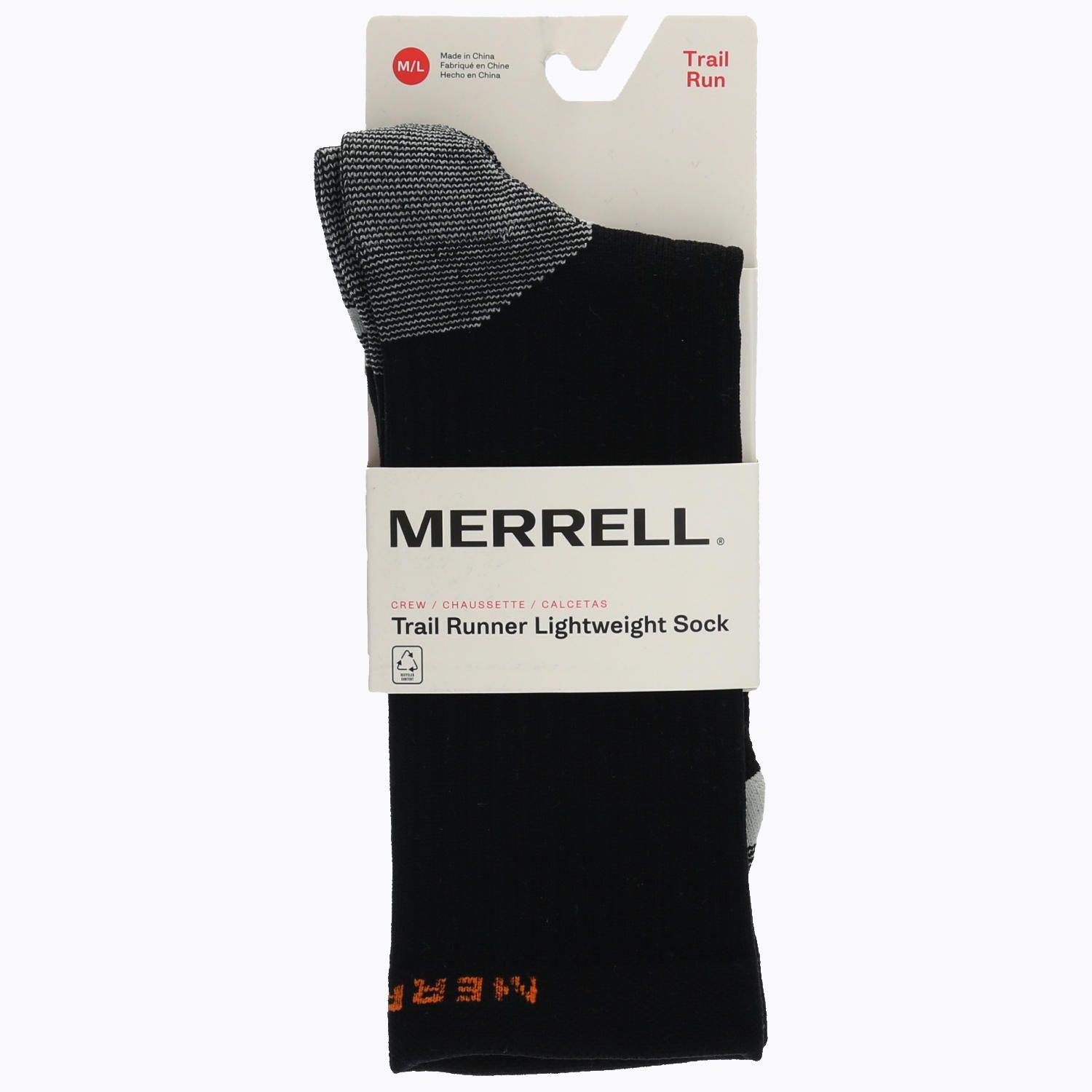 Calcetin Outdoor Trail Runner Lt Crew Negro Unisex-1