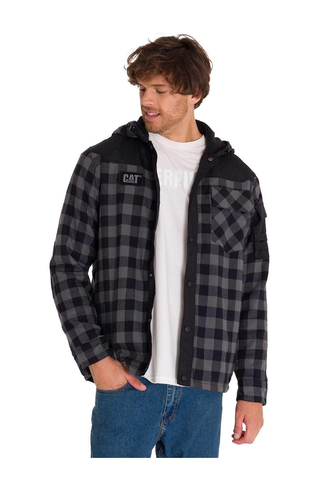Chaqueta Sequoia Shirt Hombre Gris Oscuro-0