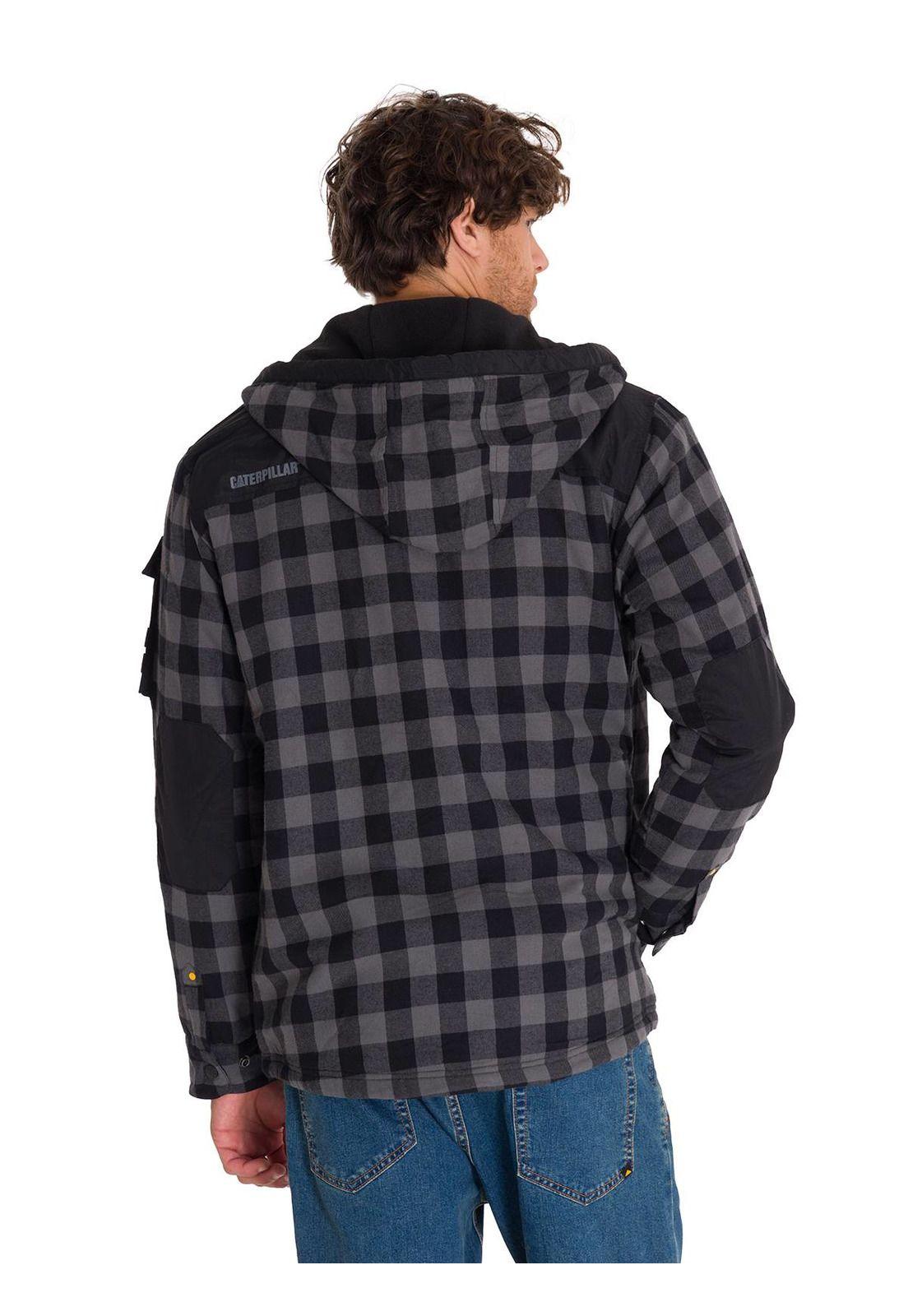 Chaqueta Sequoia Shirt Hombre Gris Oscuro-3
