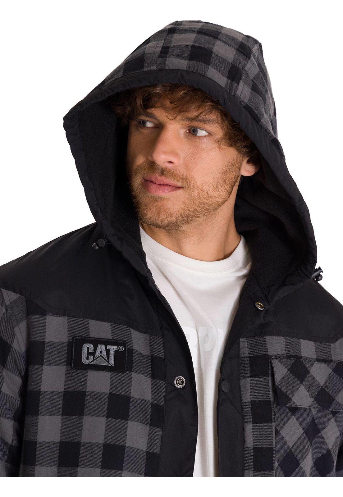 Chaqueta Sequoia Shirt Hombre Gris Oscuro-4