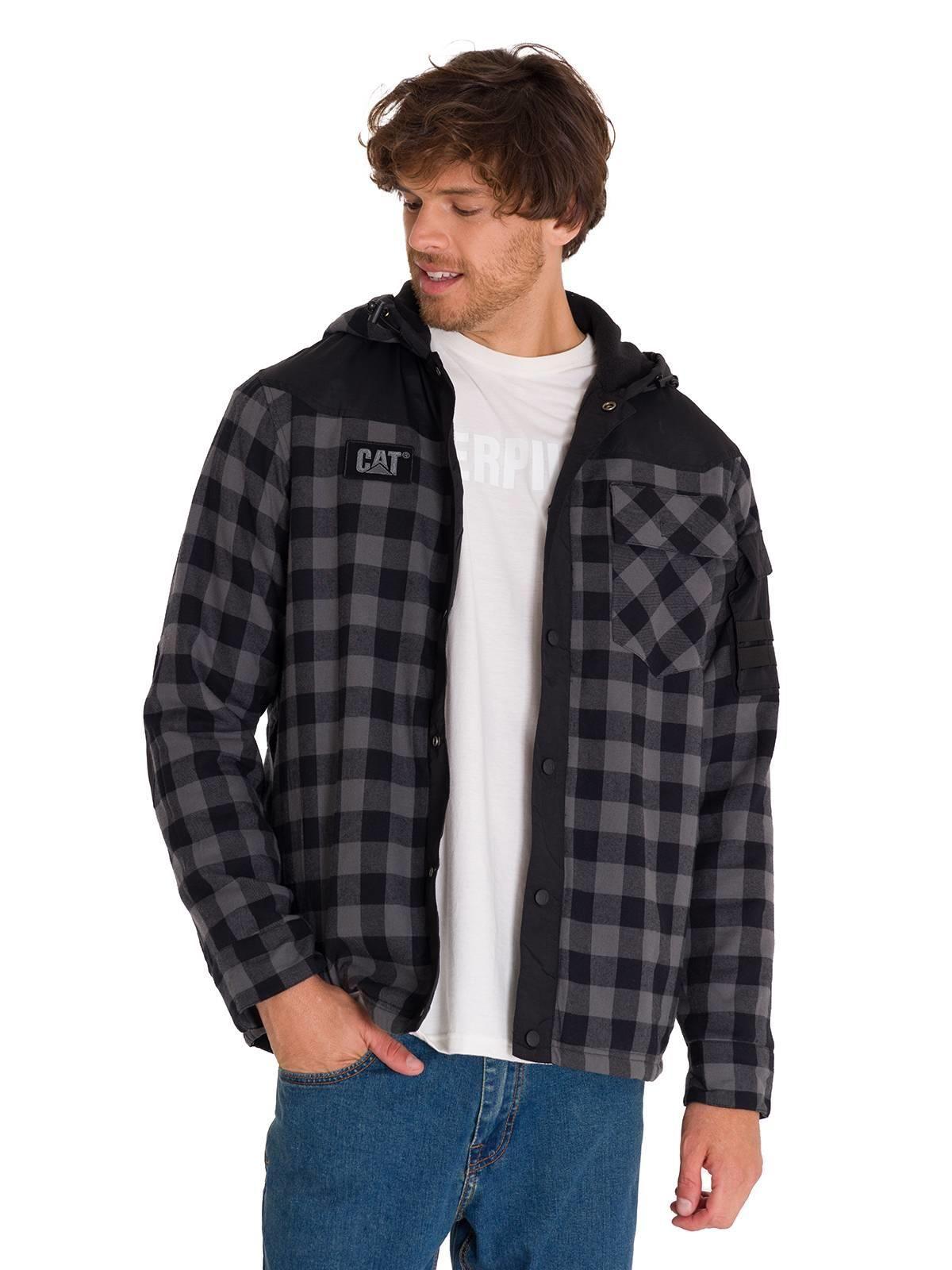 Chaqueta Sequoia Shirt Hombre Gris Oscuro-0