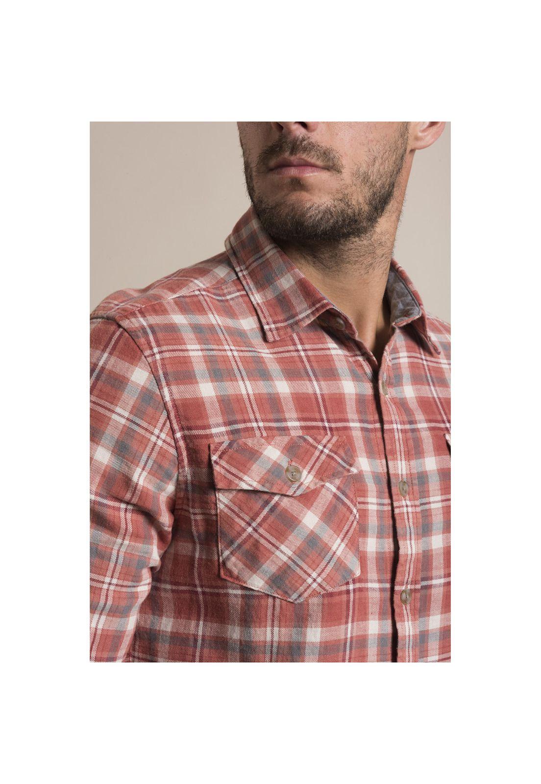 Camisa Linen Rockford Terracota-3