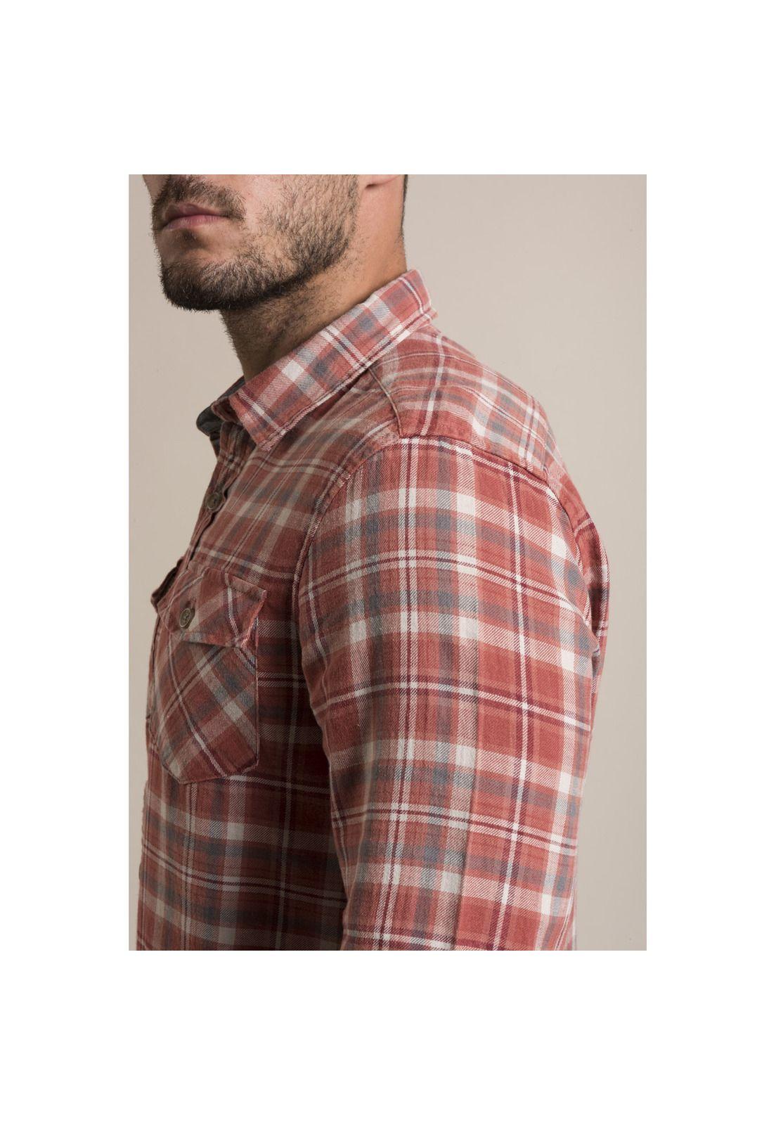 Camisa Linen Rockford Terracota-4