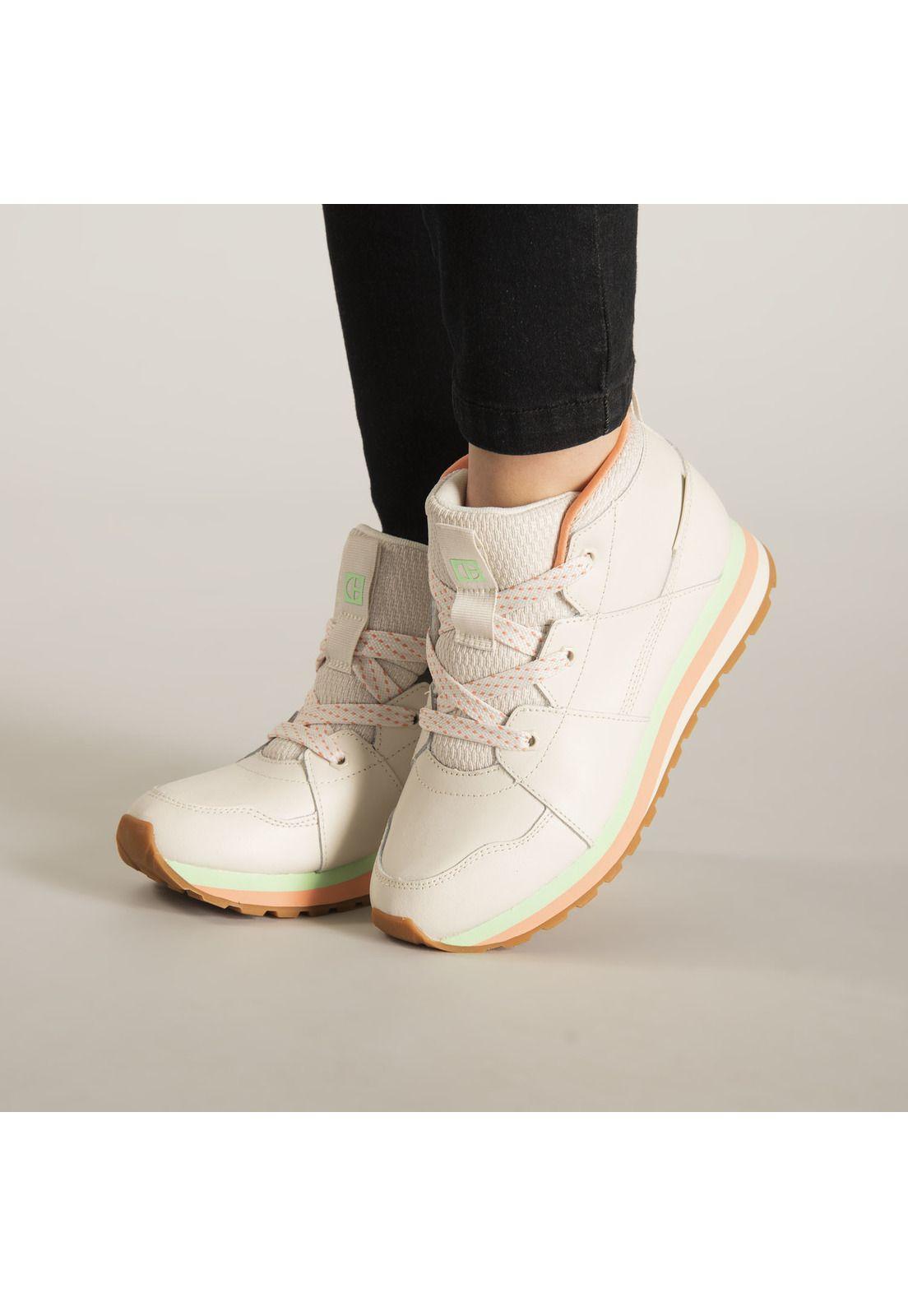 Zapatilla C/Caña Mujer Ventura Mid Elevated Gris-1