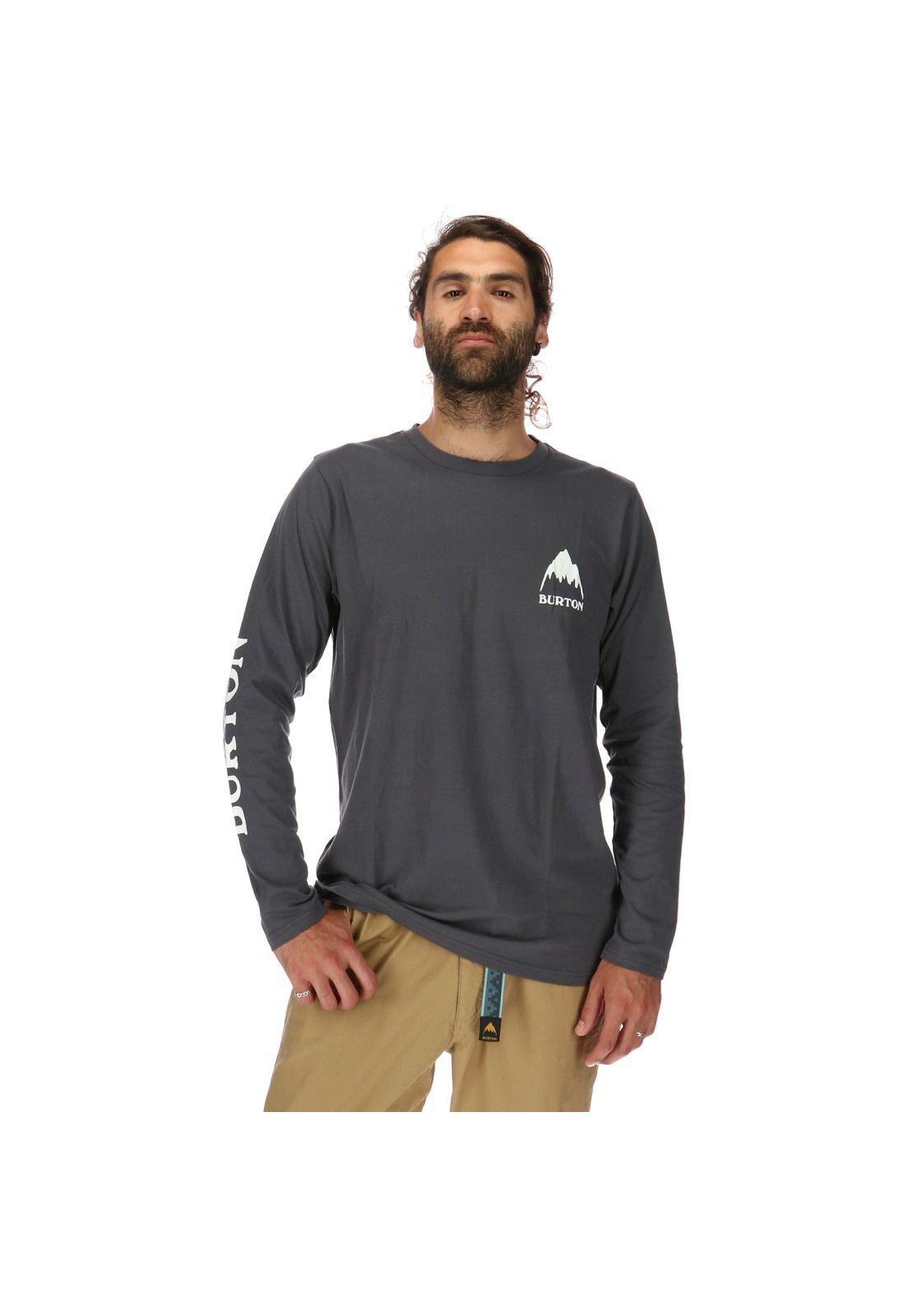 Polera M/L Hombre Grafito Burton-0