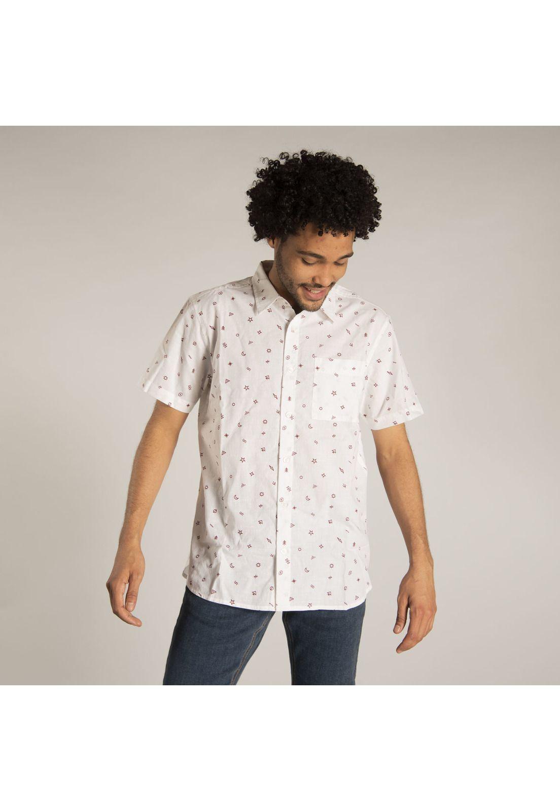 Camisa M/C Hombre Foundation S/S Ao Sh Blanco-0