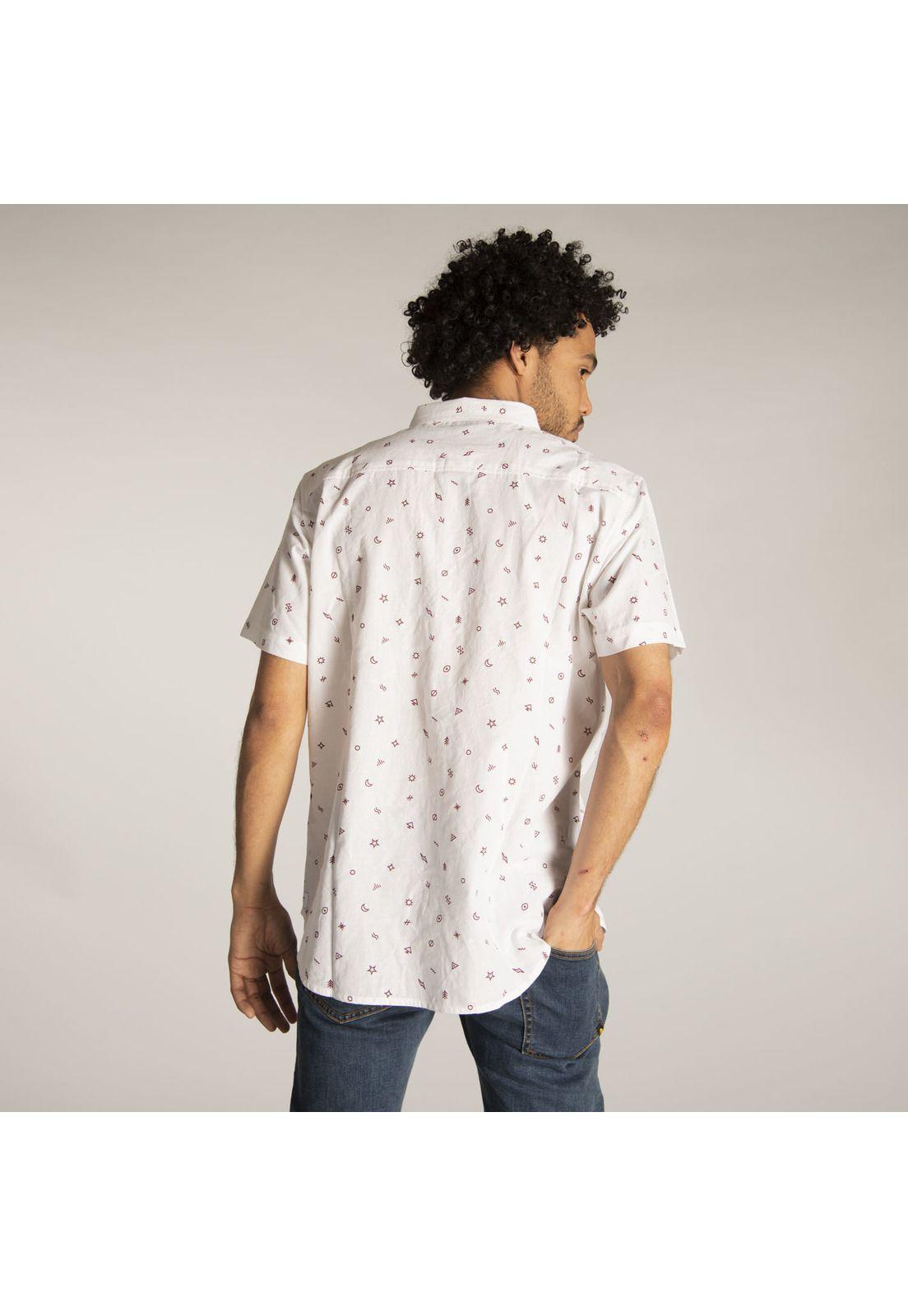 Camisa M/C Hombre Foundation S/S Ao Sh Blanco-2