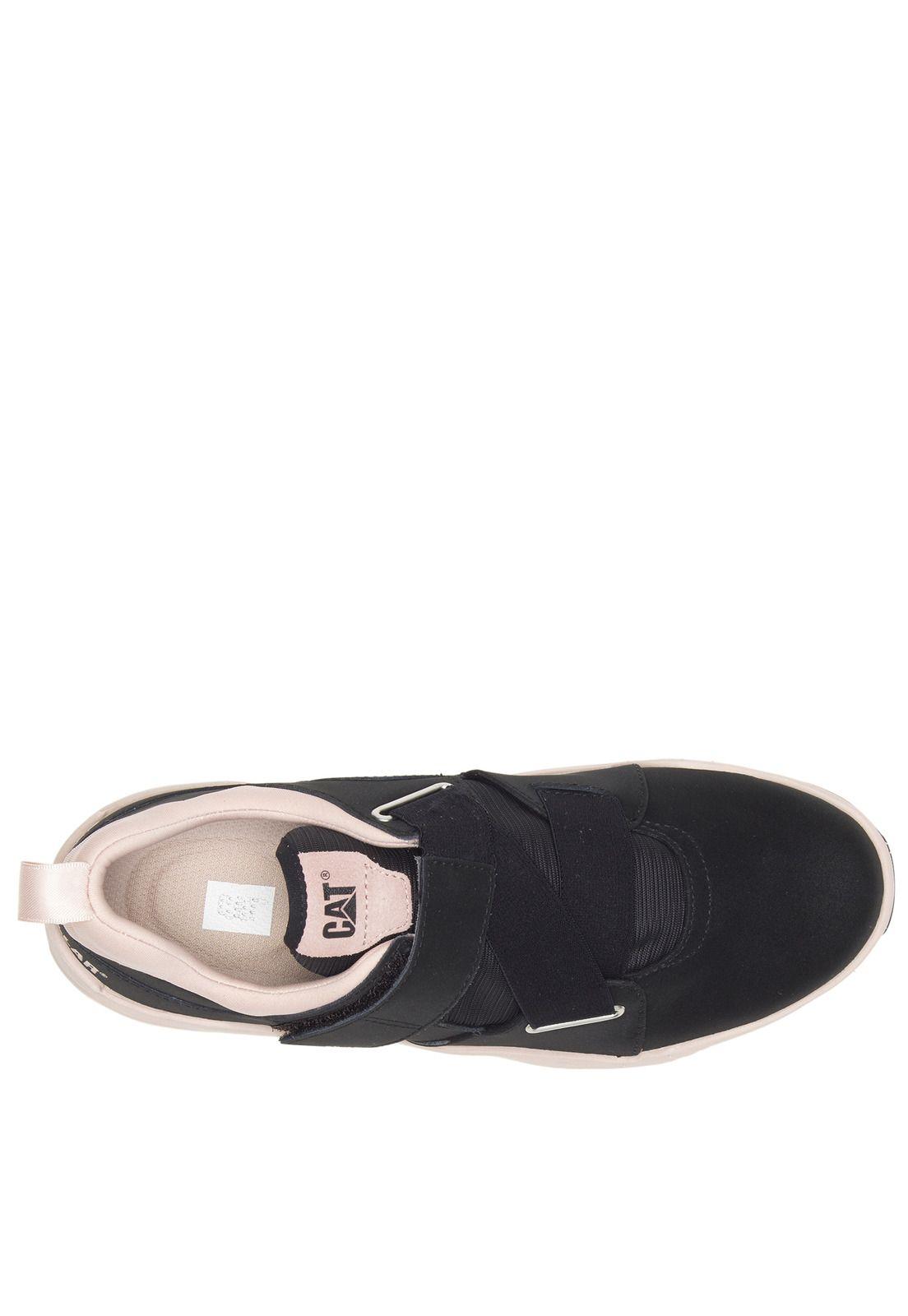 Zapatilla Cuero Melanie Negro Mujer-3