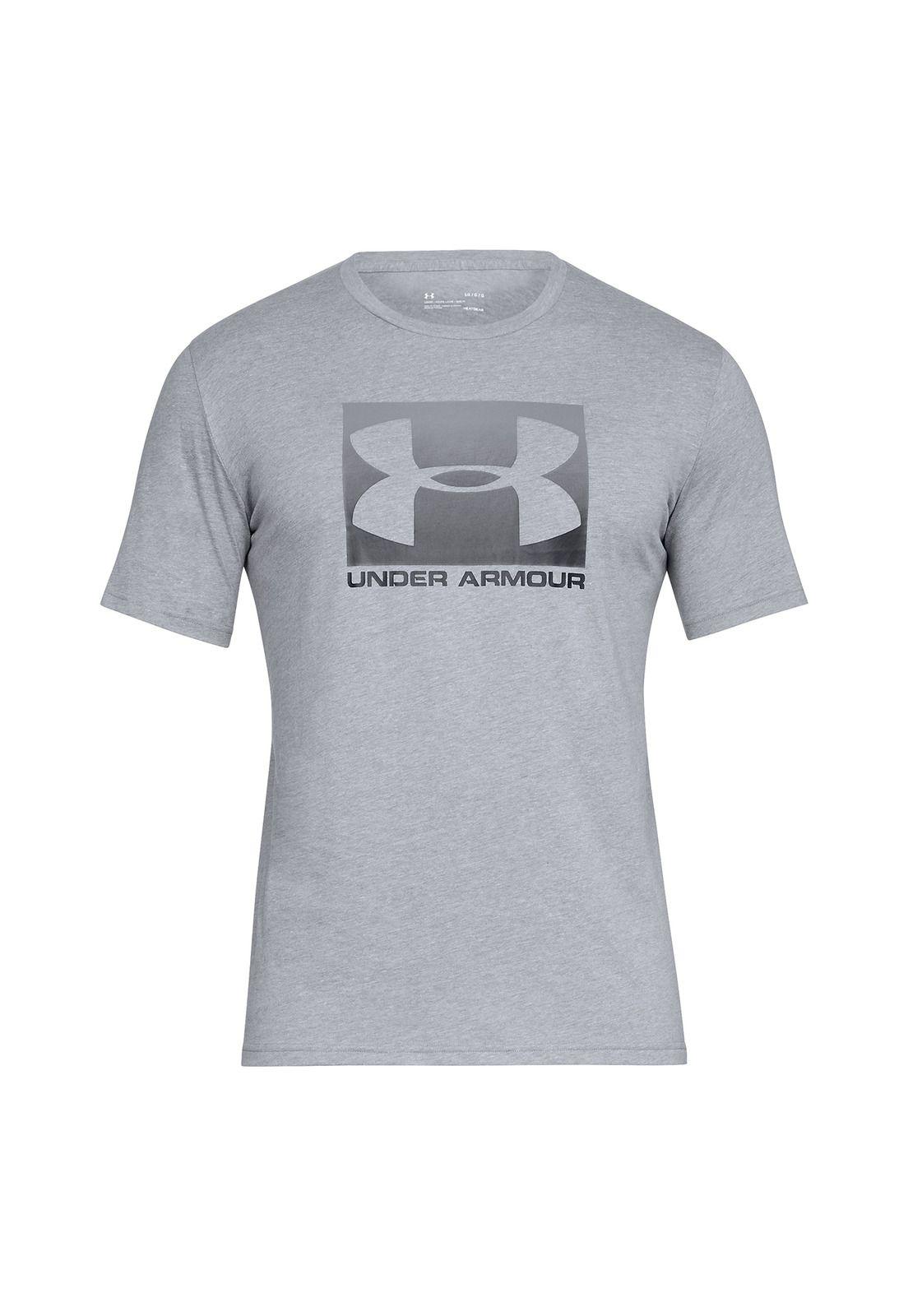 Polera M/C Hombre Ua Boxed Sportstyle Gris-0