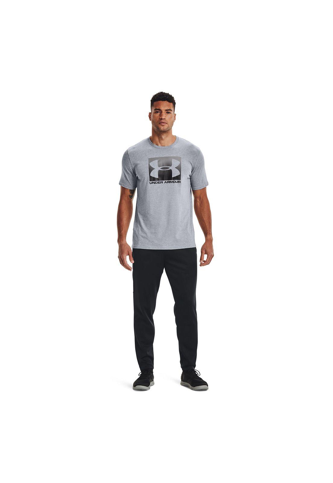 Polera M/C Hombre Ua Boxed Sportstyle Gris-5