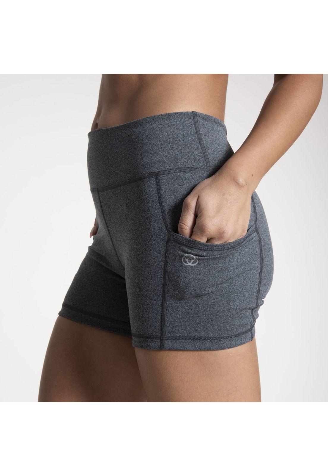Short Mujer Mid-Rise Short Legg Grafito-3