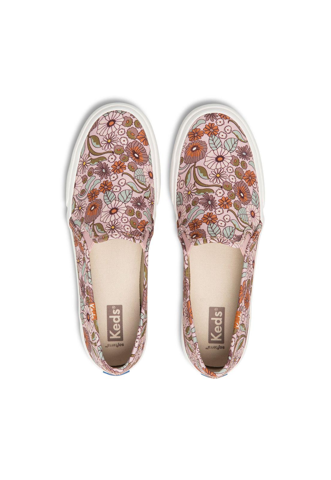Slip On Mujer Double Decker Groovy Floral-2
