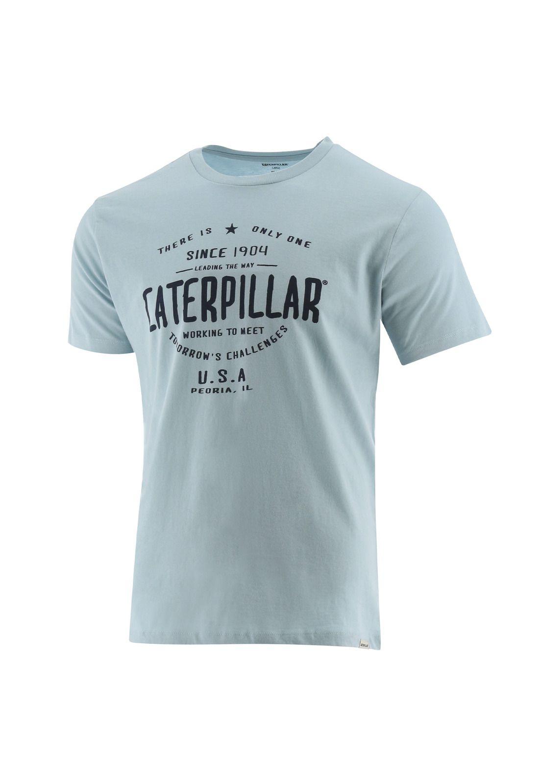 Polera M/C Hombre Challenges Tee Celeste-0