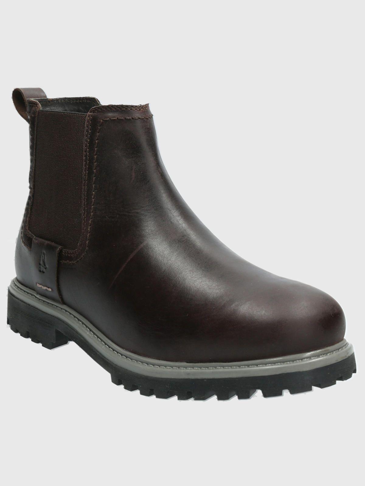 Botin Cuero Hombre Morgan Café-0