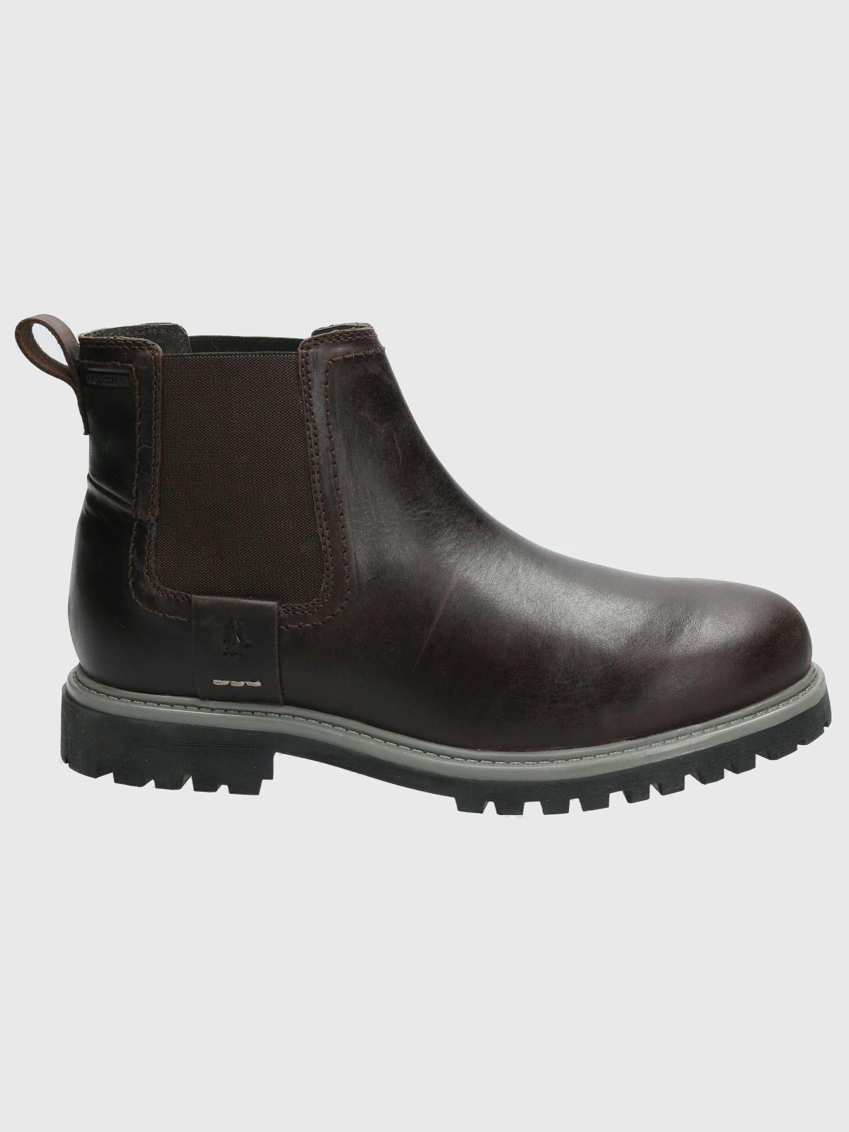 Botin Cuero Hombre Morgan Café-1