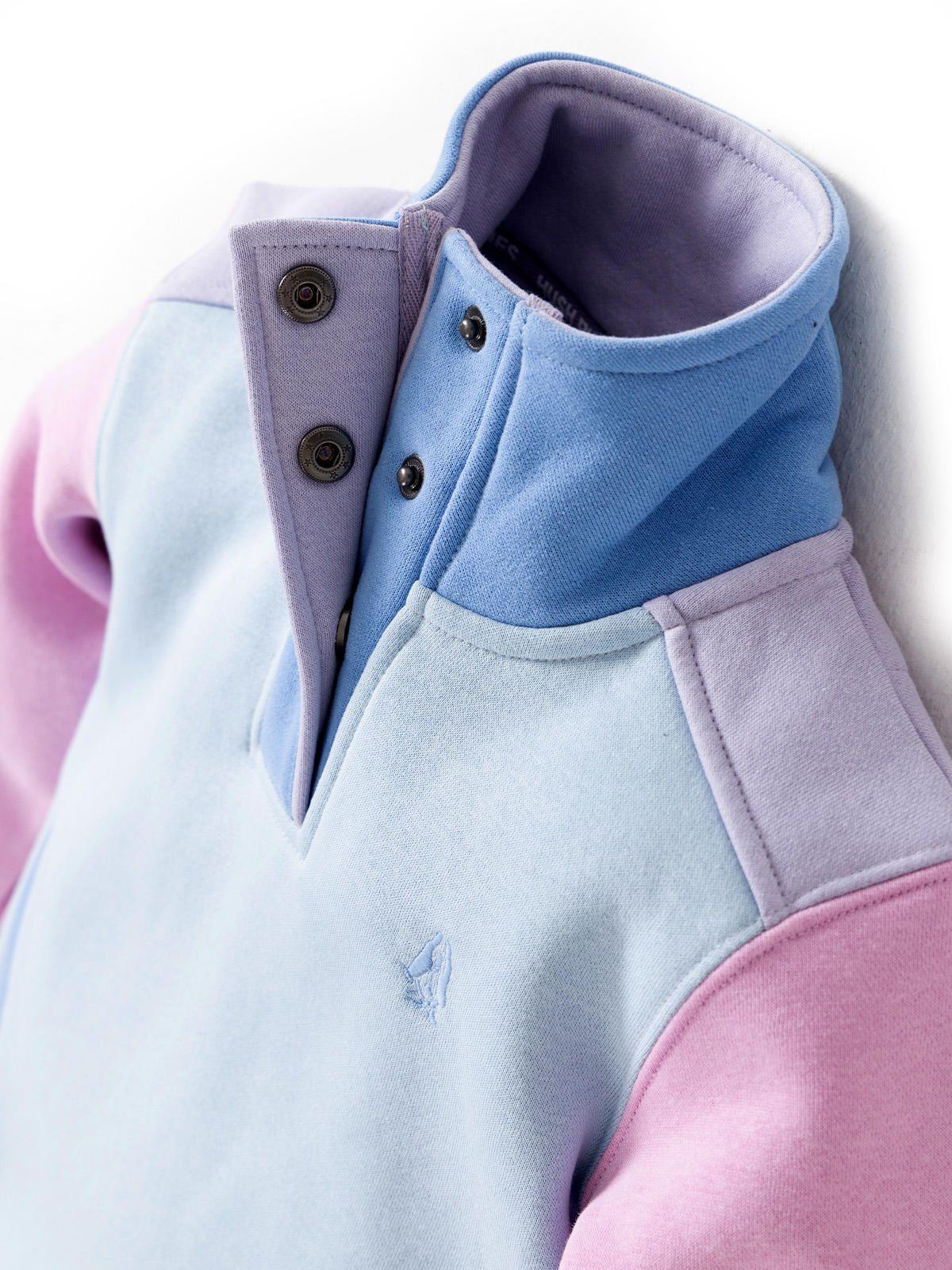 Poleron Niña Martina Celeste-3