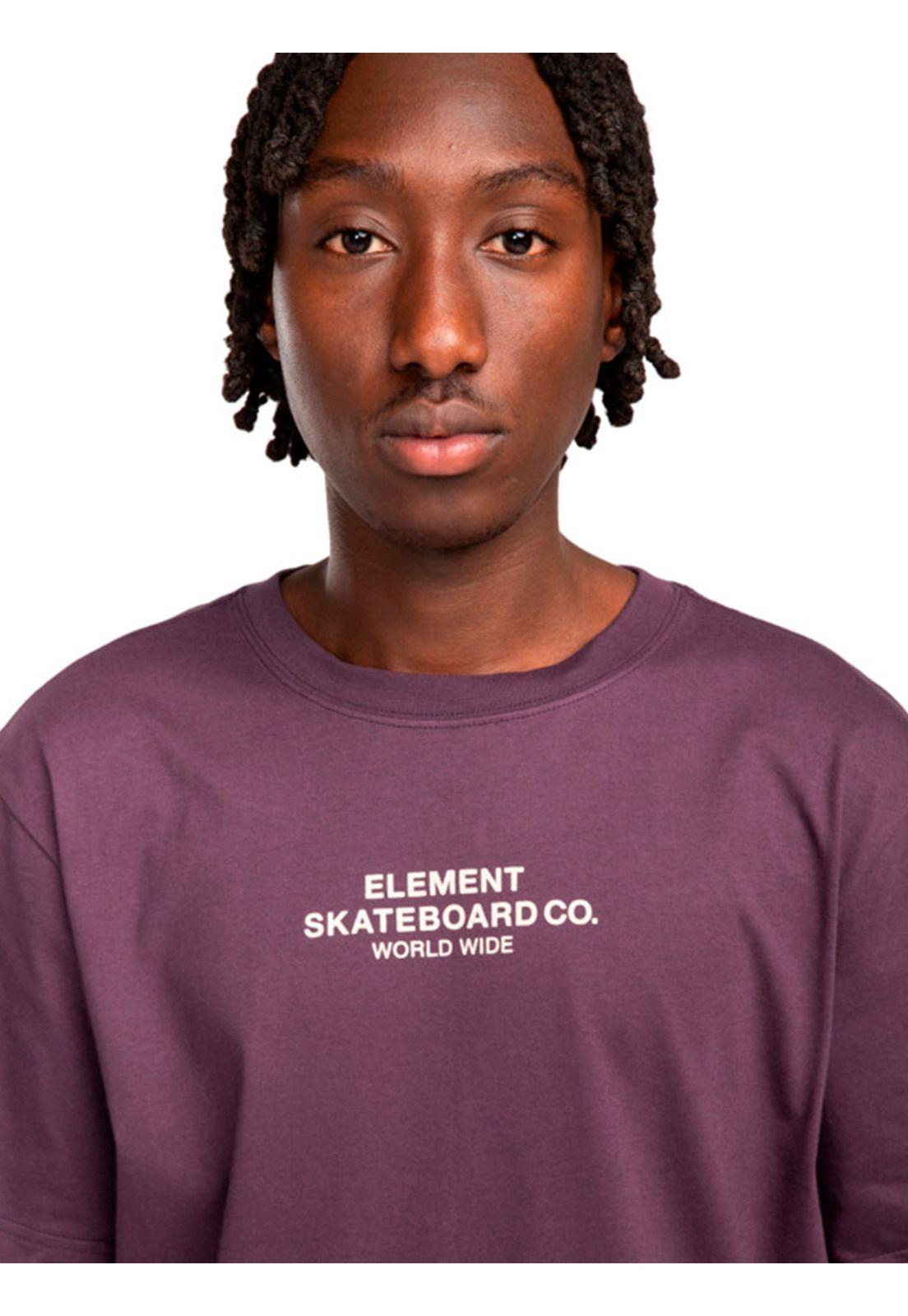 Polera Manga Corta Hombre Skateboard Co Morada-4