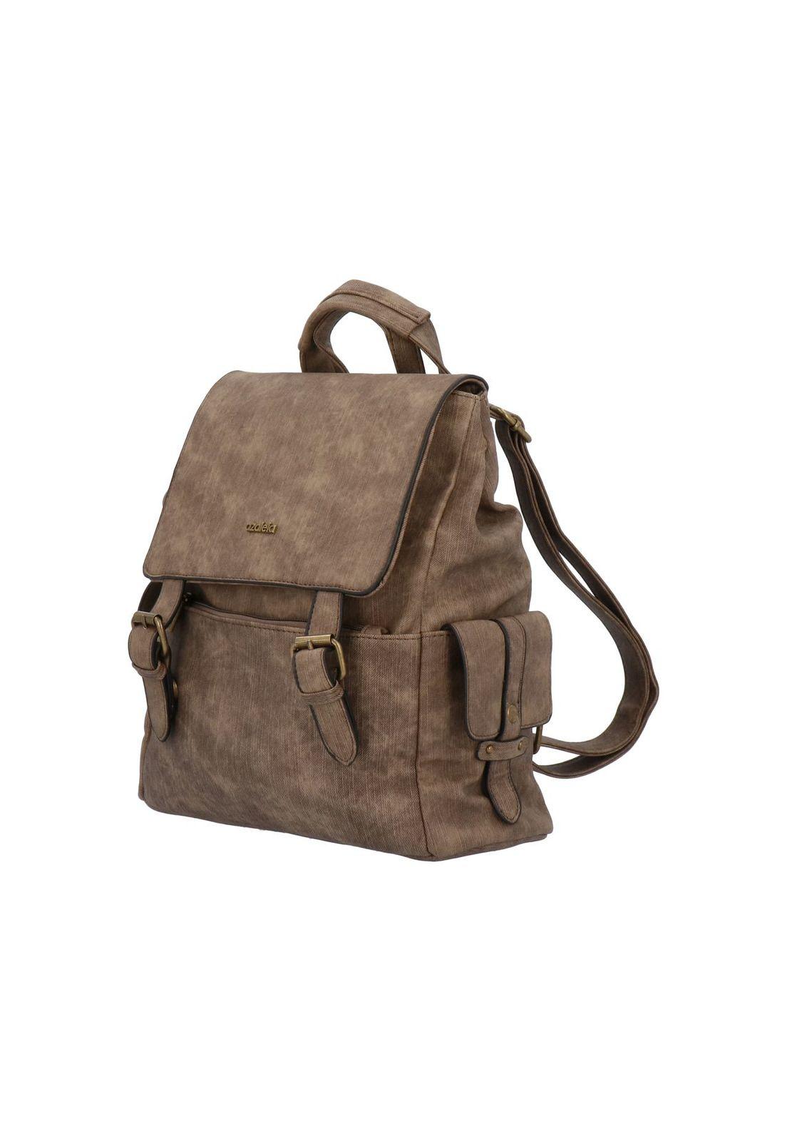Cartera Mochila Convertible Ines Casual Cafe-1