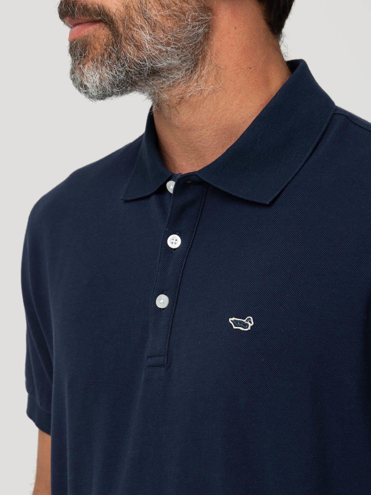 Polera Algodón Hombre Treviso Azul-6