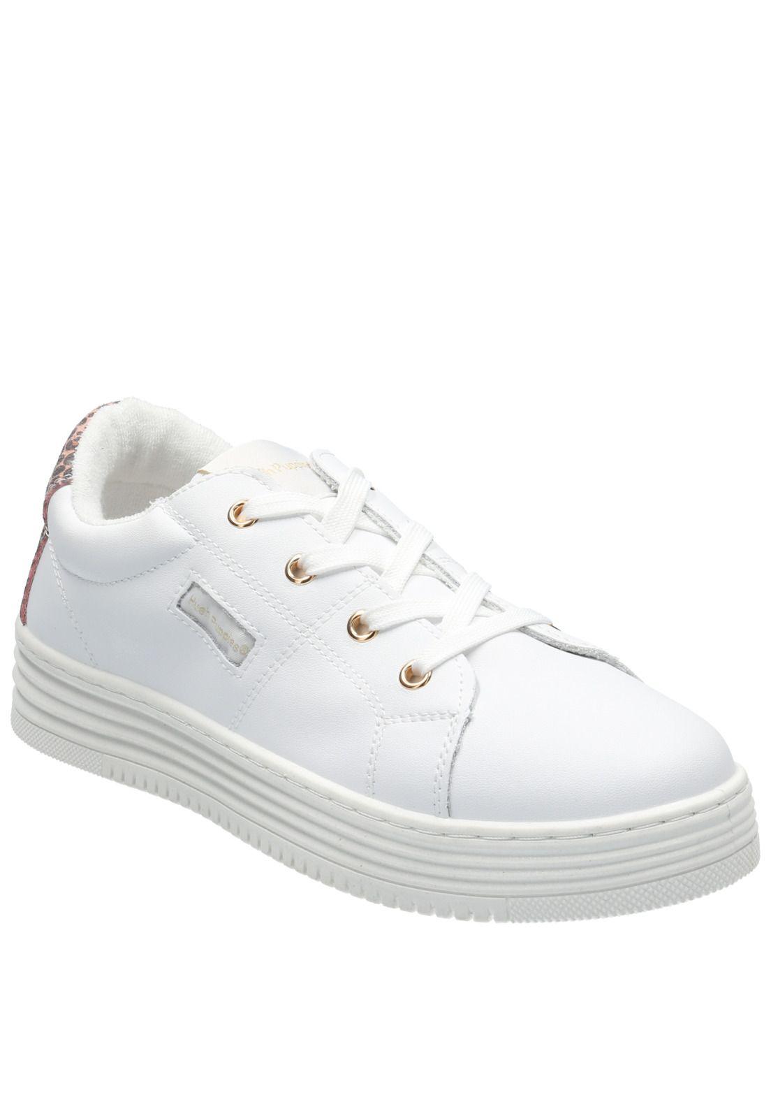 Zapatilla Cuero Mujer Ollie Blanco-0