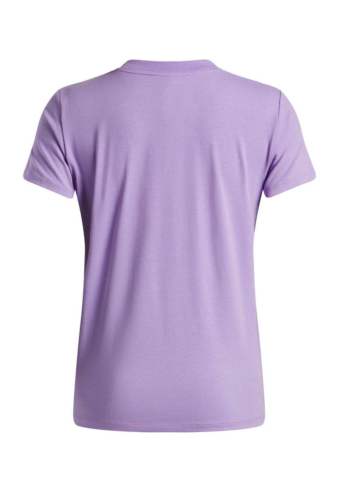 Polera Manga Corta Lifestyle para mujer Rival Core morado -1