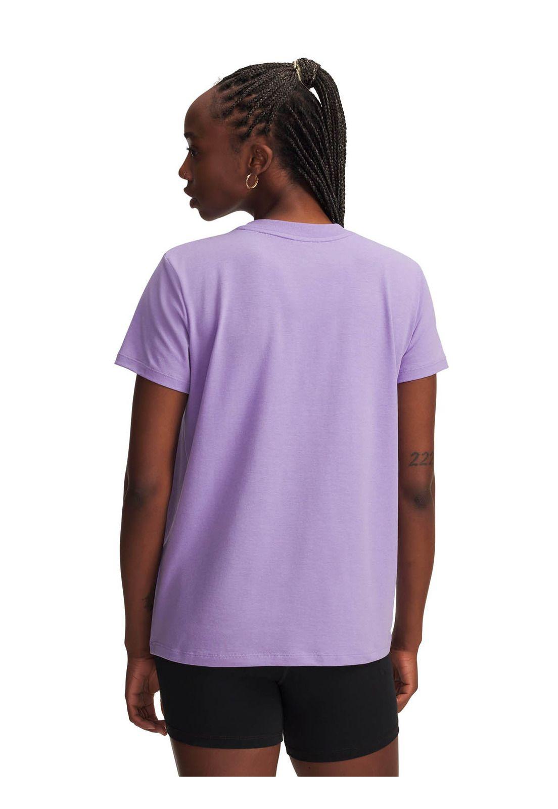 Polera Manga Corta Lifestyle para mujer Rival Core morado -4