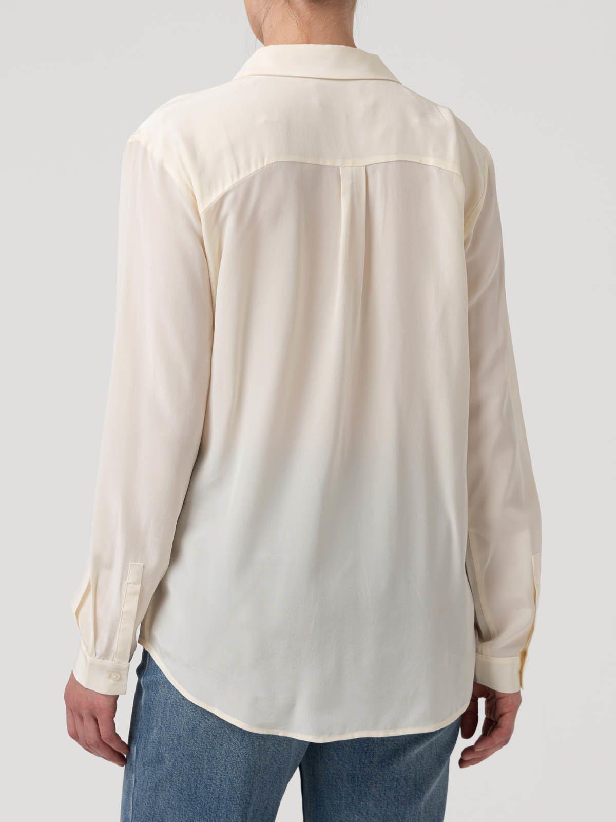 Blusa Seda Mujer Rose Blanco-5