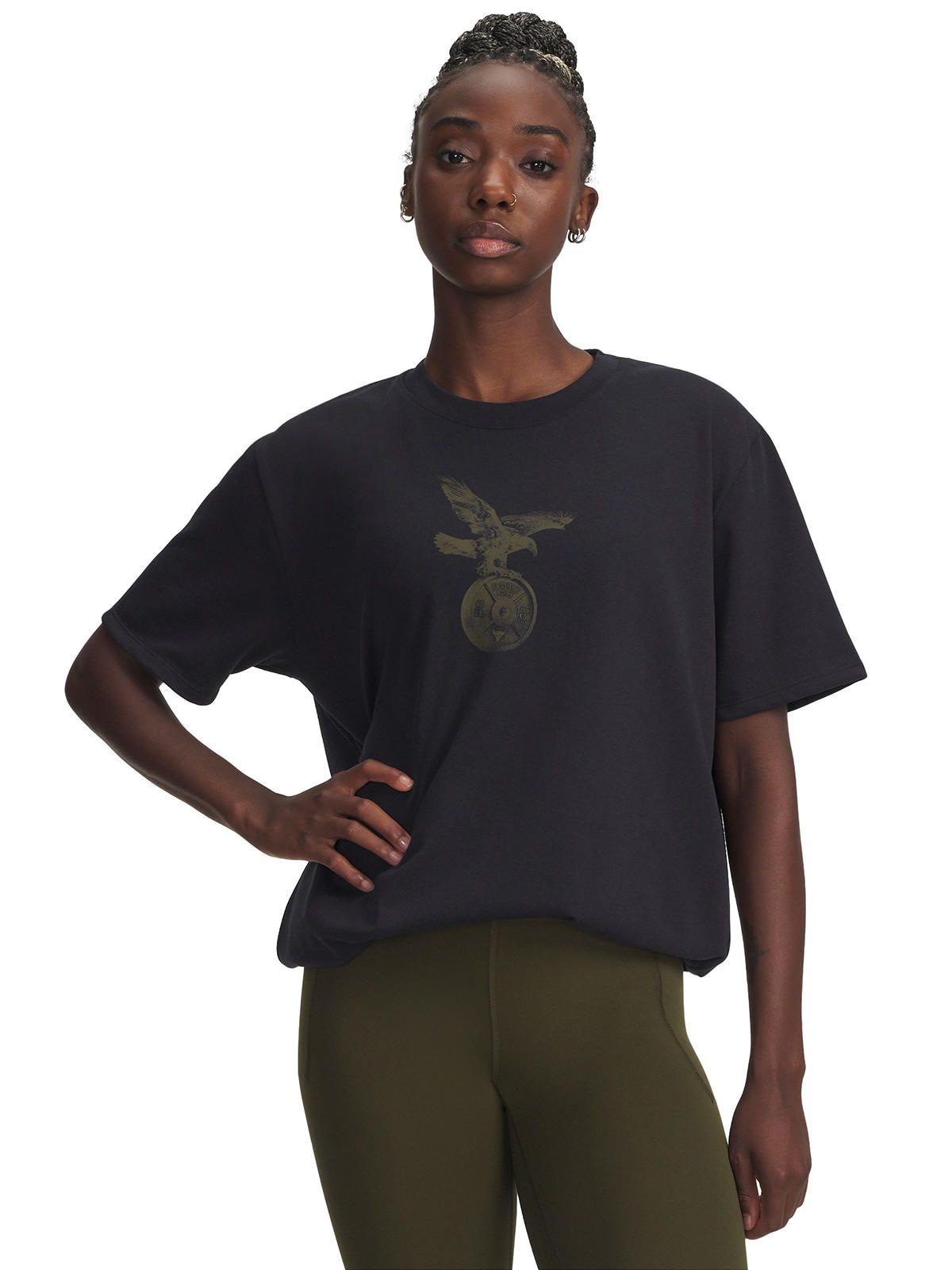 Polera Manga Corta Training paea mujer Project Rock negra -0