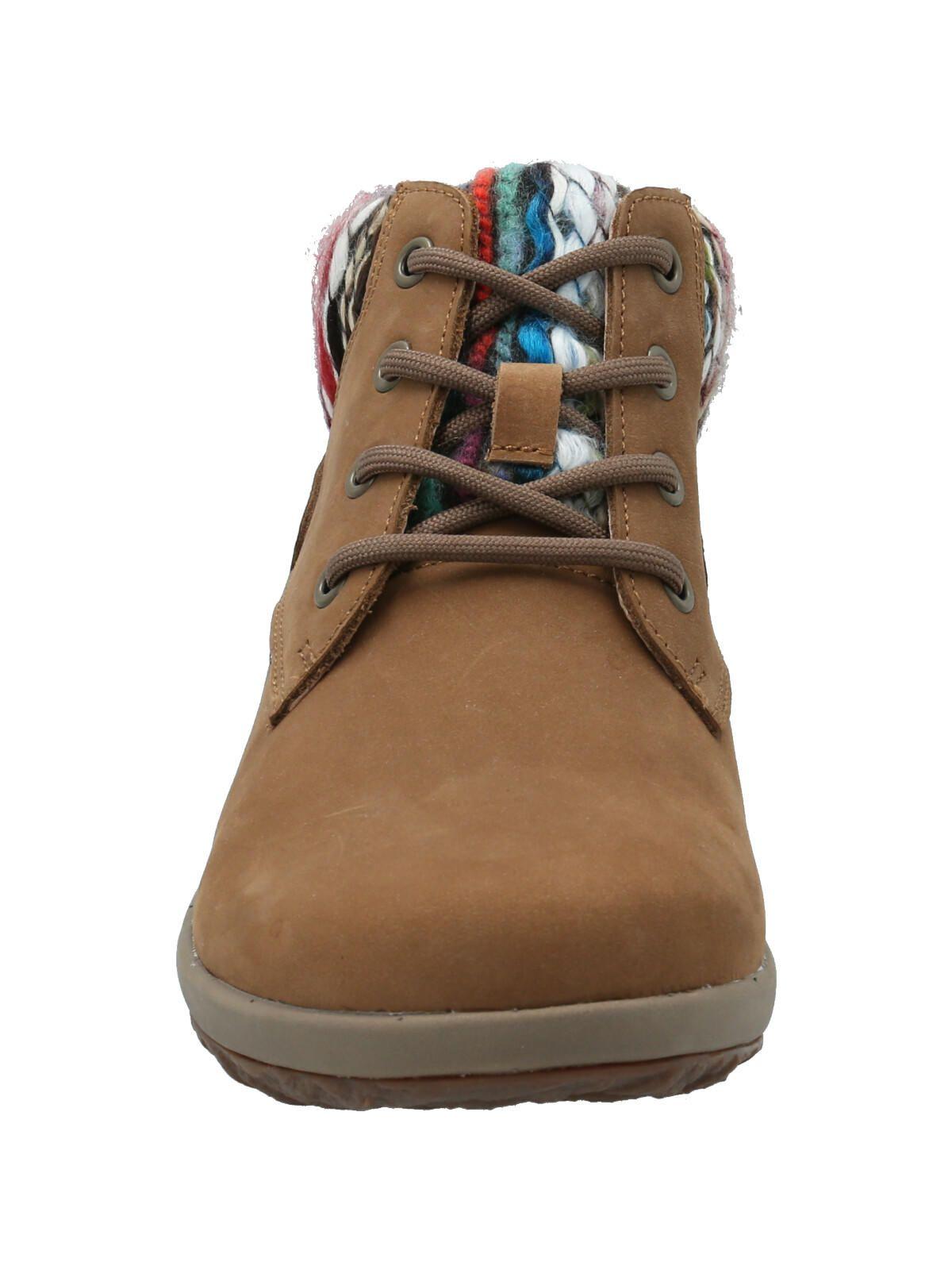 Botín Cuero Mujer Beta II Café-3