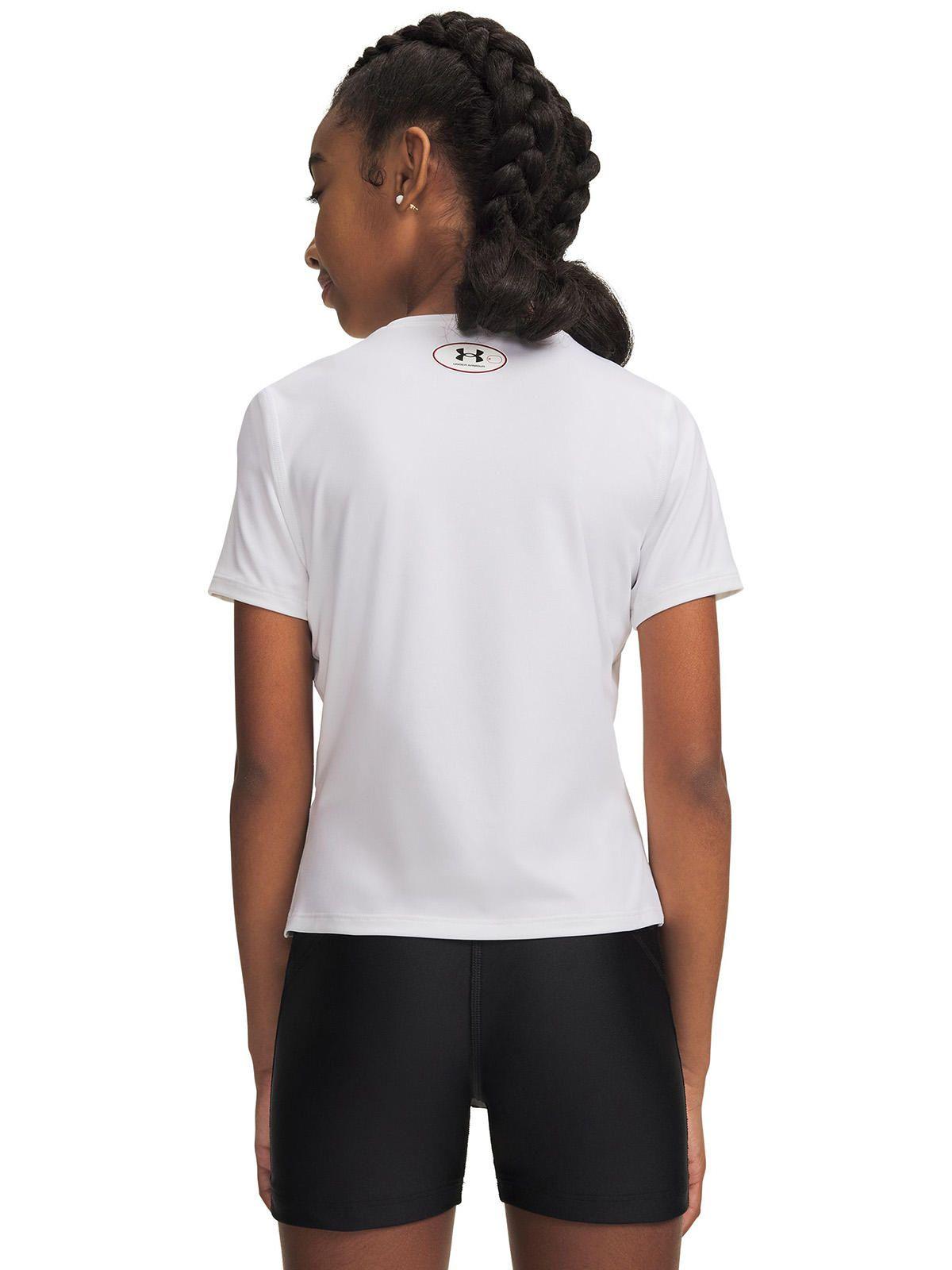 Primera Capa Superior Niña G Heatgear Ss Superior Blanco-4