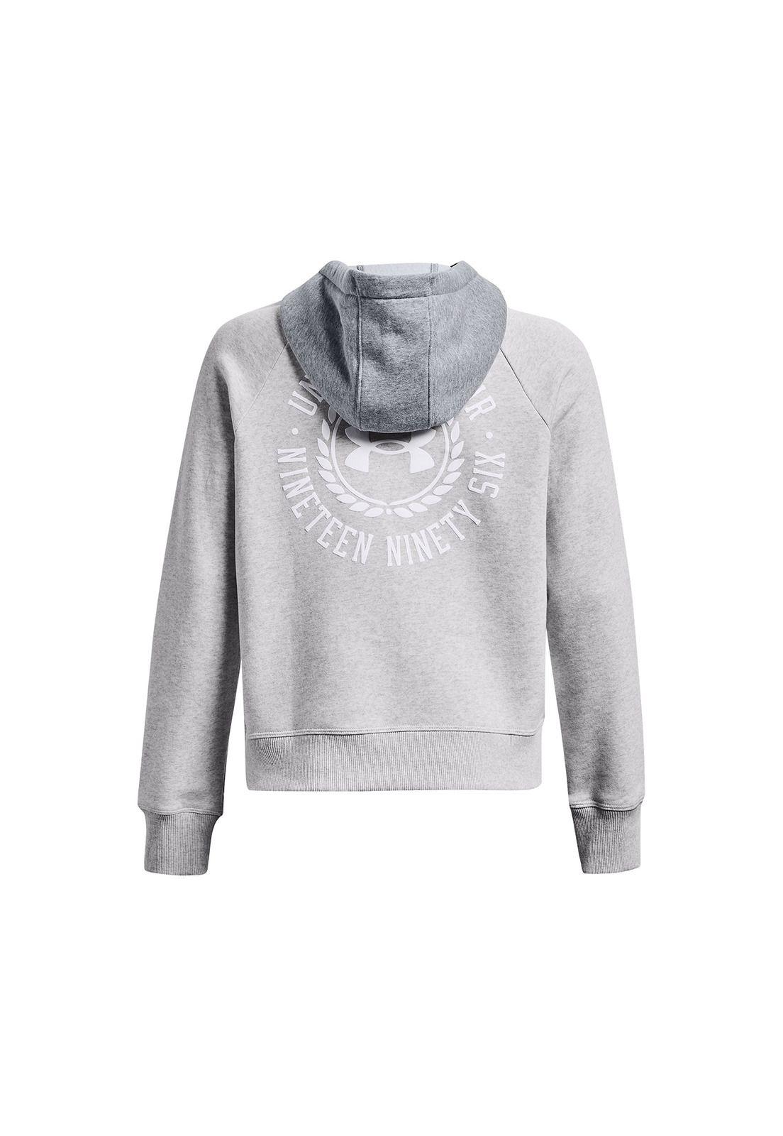 Polerón Mujer Rival Flce Cb Hoodie Gris-1