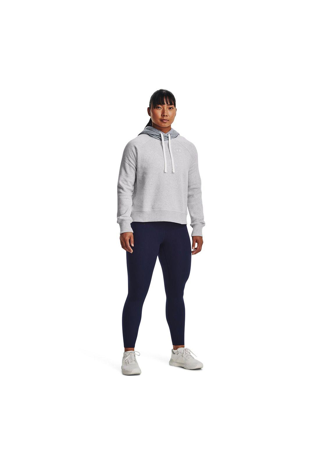 Polerón Mujer Rival Flce Cb Hoodie Gris-5
