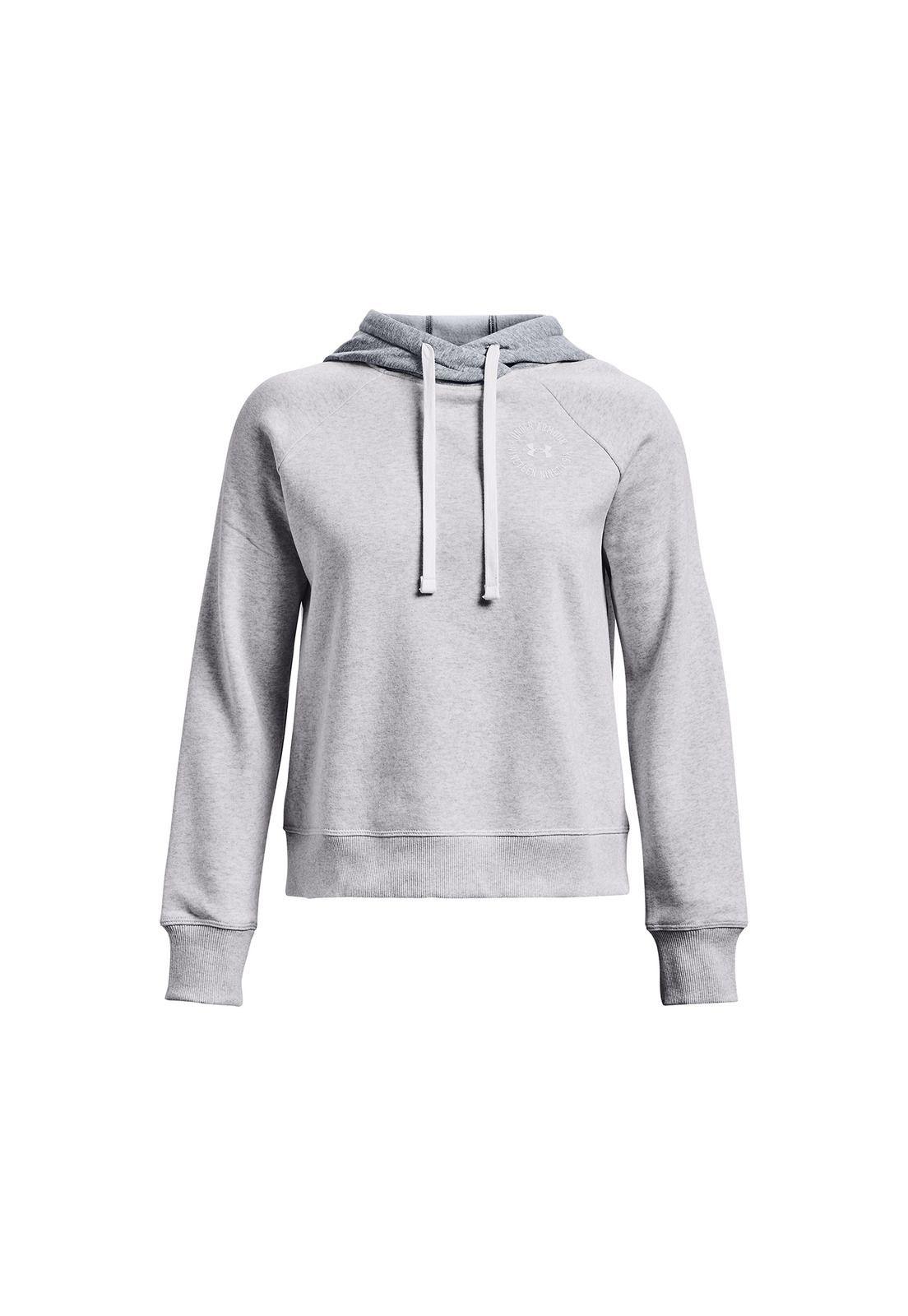 Polerón Mujer Rival Flce Cb Hoodie Gris-0