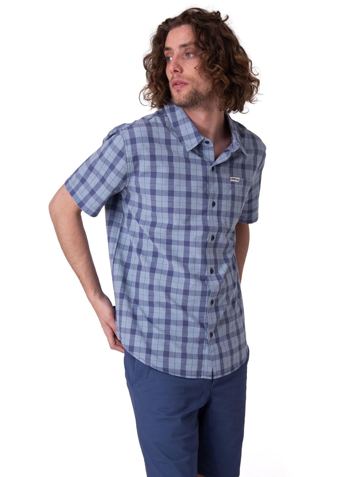 Camisa Manga Corta Poplin S/S Shirt Ii Hombre Azul-0
