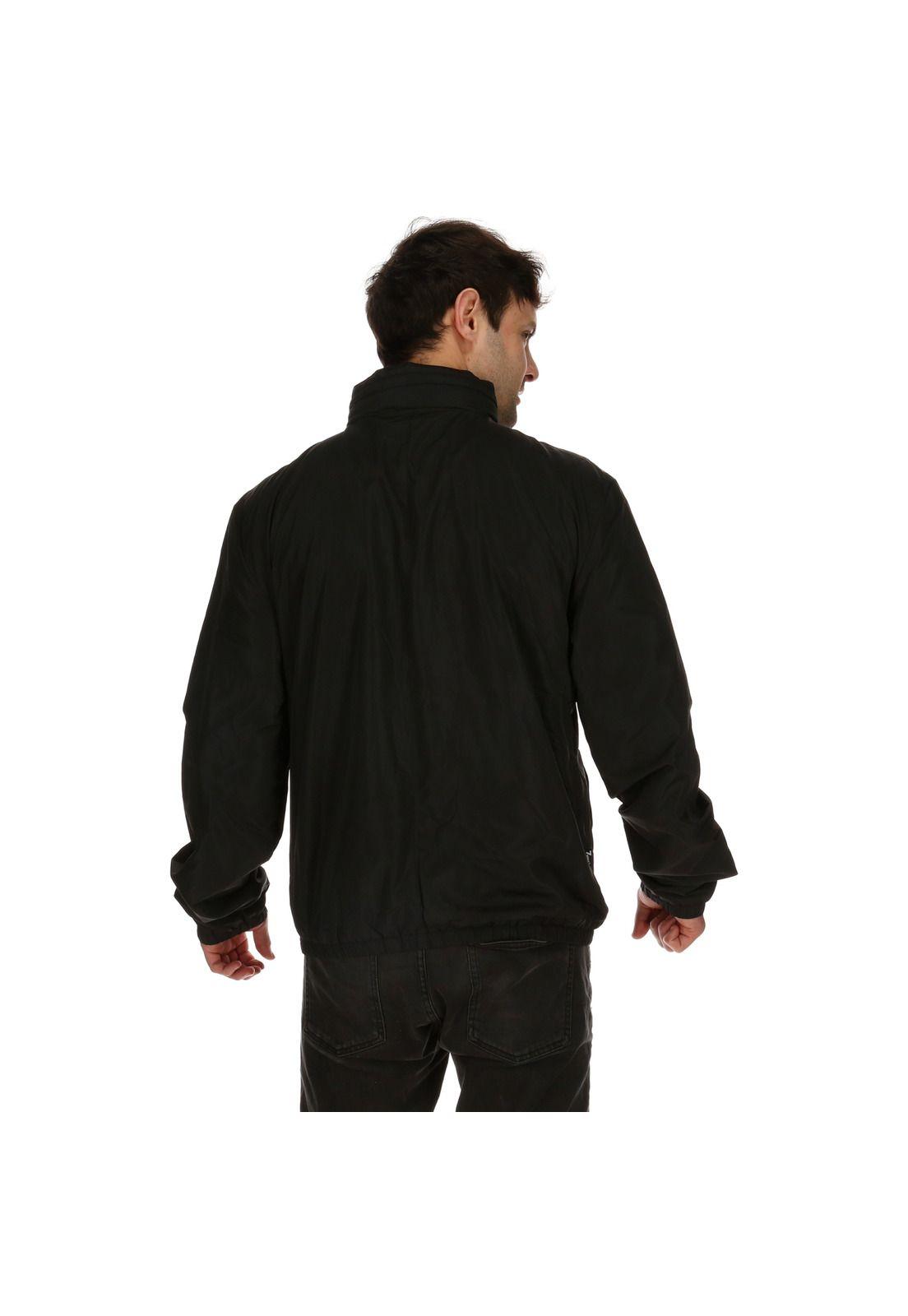 Chaqueta Hombre Wind Breaker Ls Negro 7Veinte-2