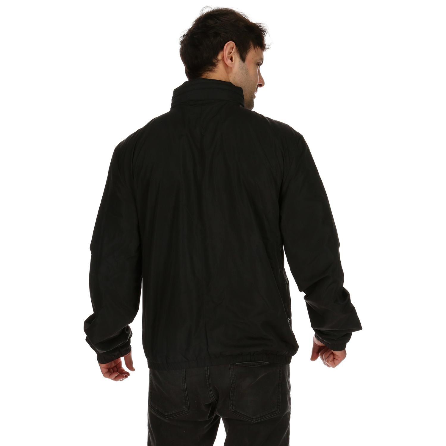 Chaqueta Hombre Wind Breaker Ls Negro 7Veinte-2