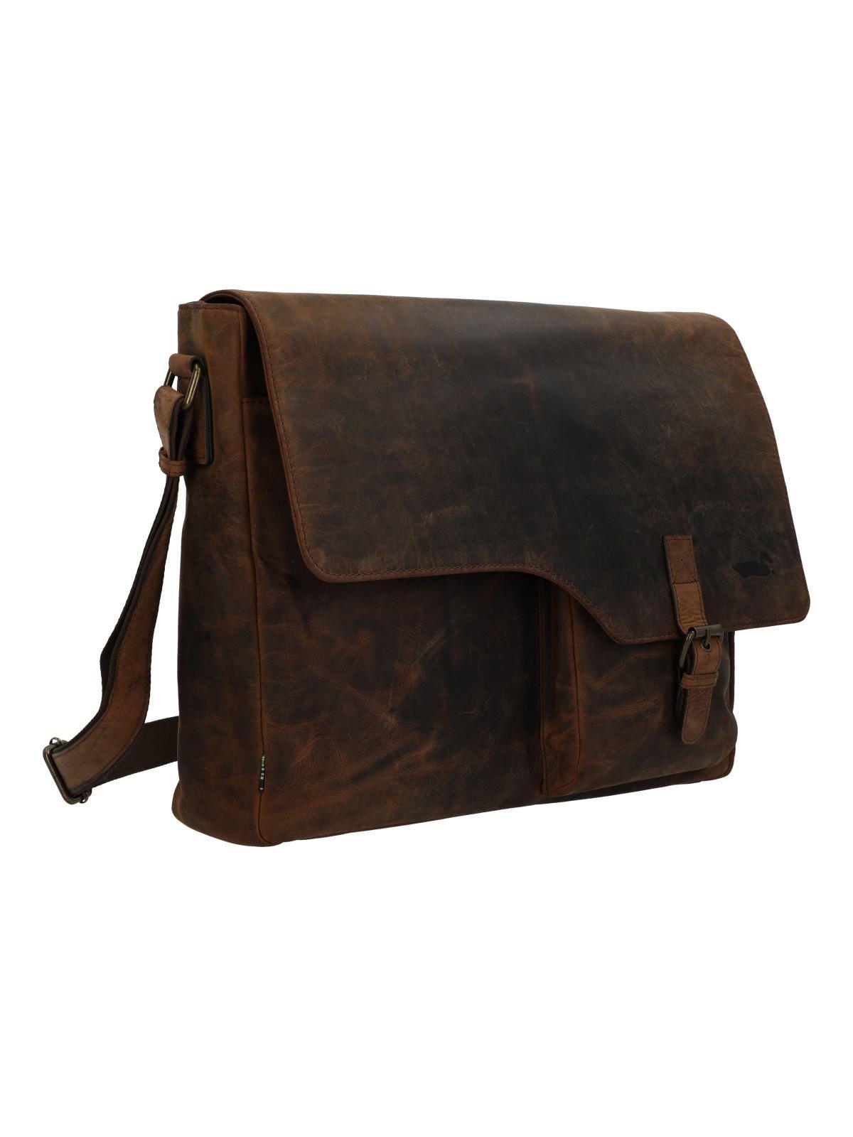 Maletín Cuero Hombre Oh Leclerc Bag Café-3