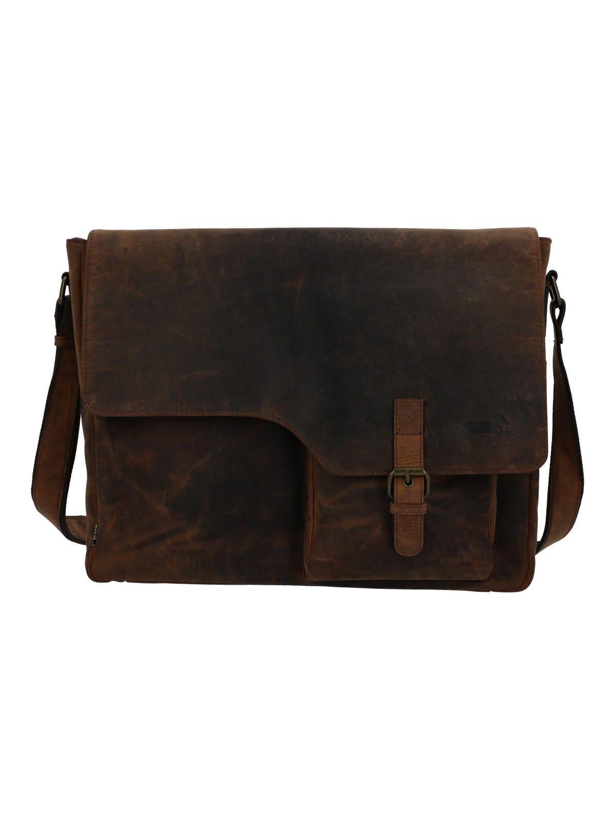 Maletín Cuero Hombre Oh Leclerc Bag Café-0