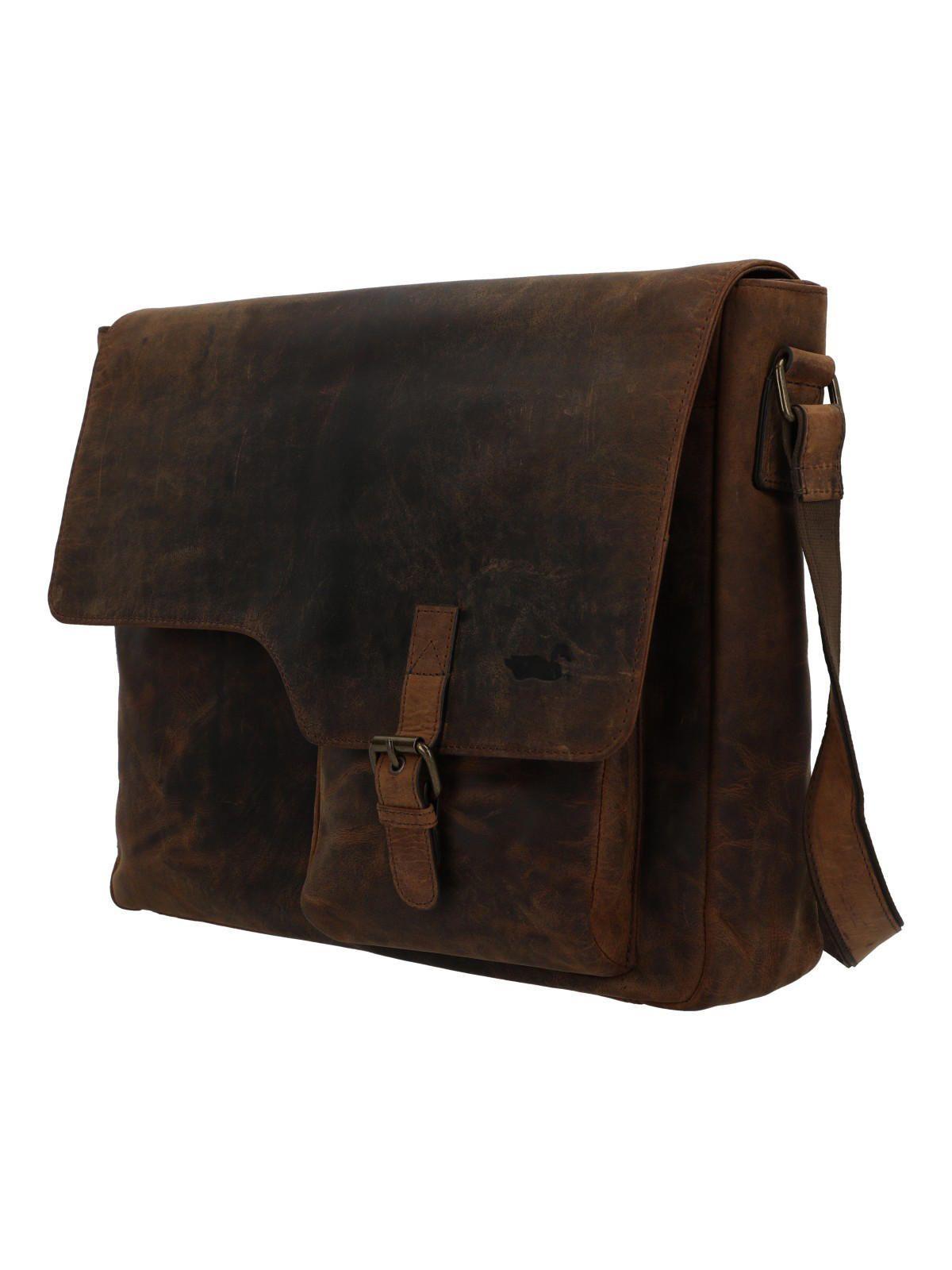 Maletín Cuero Hombre Oh Leclerc Bag Café-1