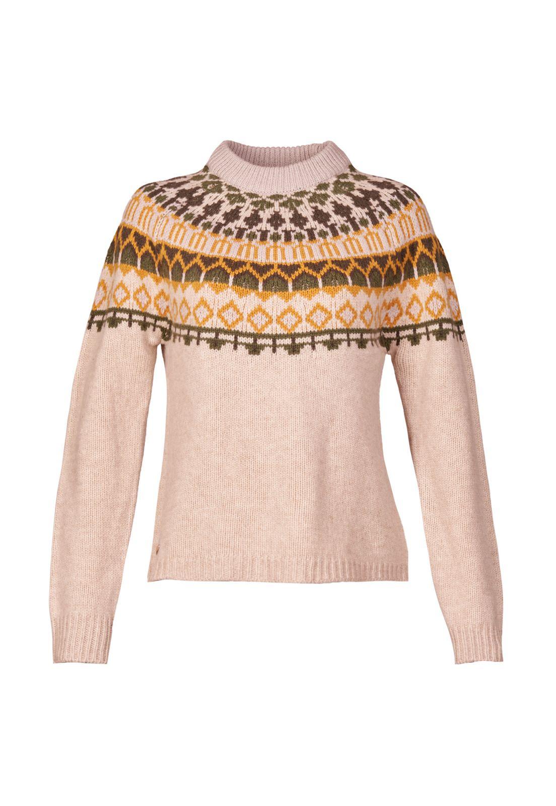 Sweater Lana Mujer Foggia Beige/Crudo-0