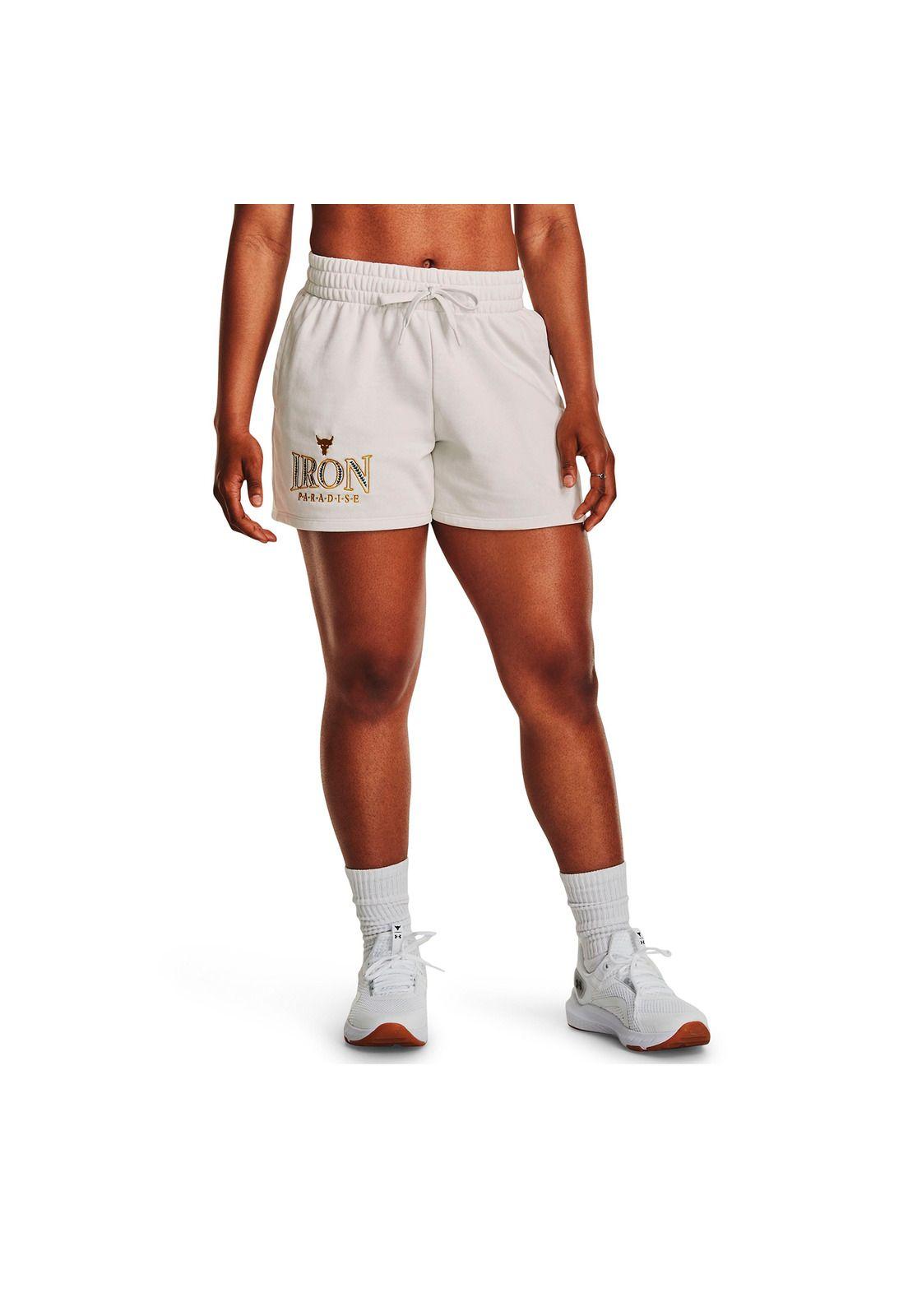 Short Training Project Rock Everyday Blanco Mujer-3