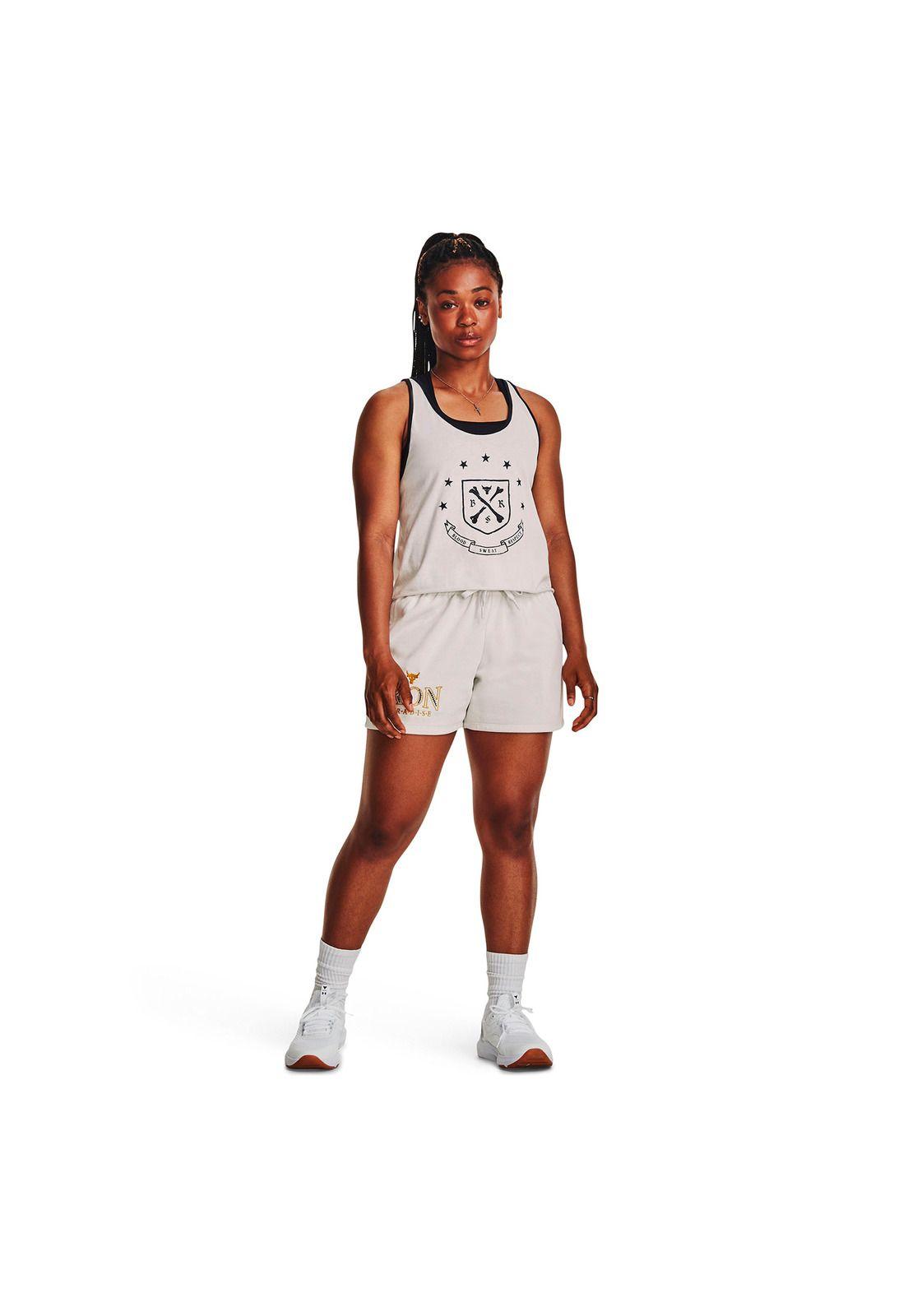 Short Training Project Rock Everyday Blanco Mujer-5